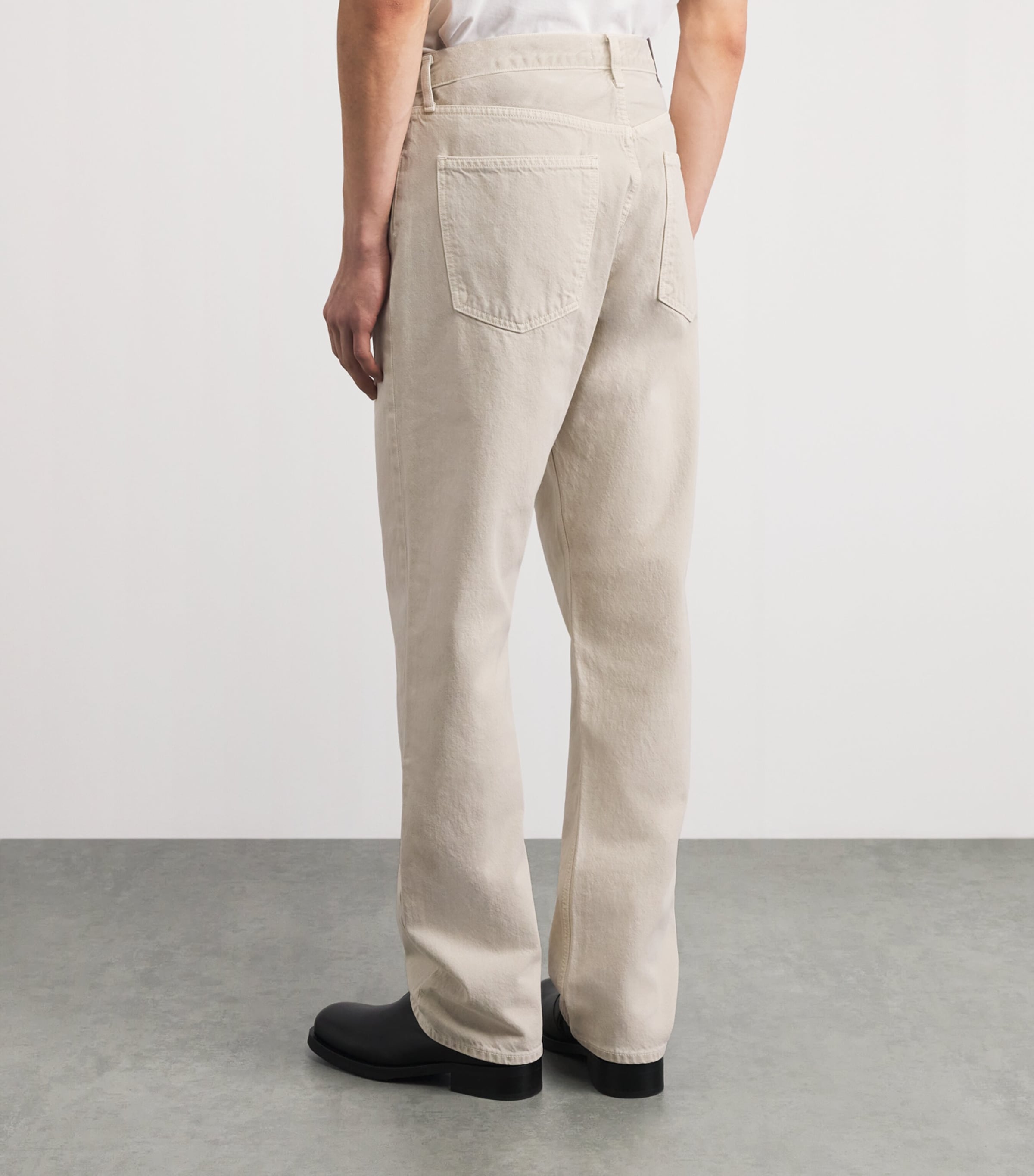 AGOLDE Mens 90's Straight Jeans Bone (aged White) Image 5