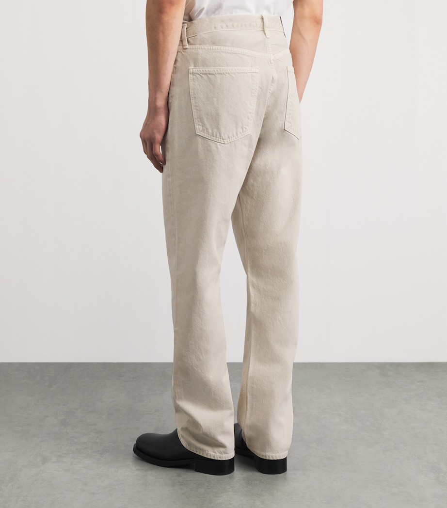 AGOLDE Mens 90's Straight Jeans Bone (aged White) Image 5