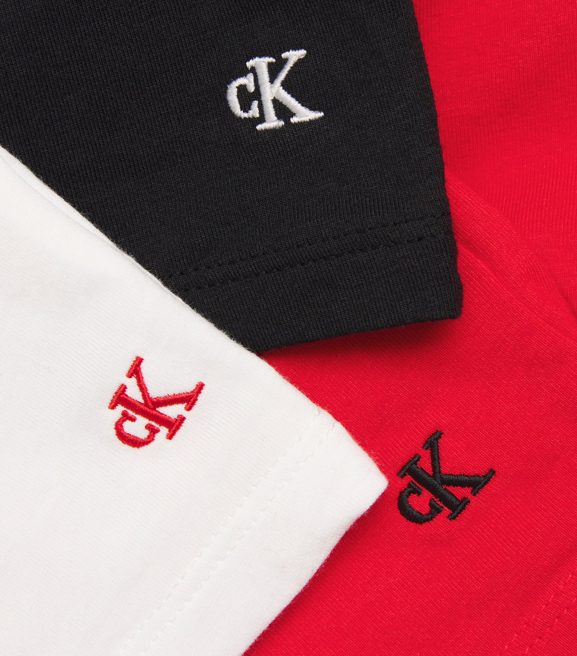 Stretch-Cotton Slim T-Shirt (Pack of 3) 0JMBLACK/ADRENALINE Image 4