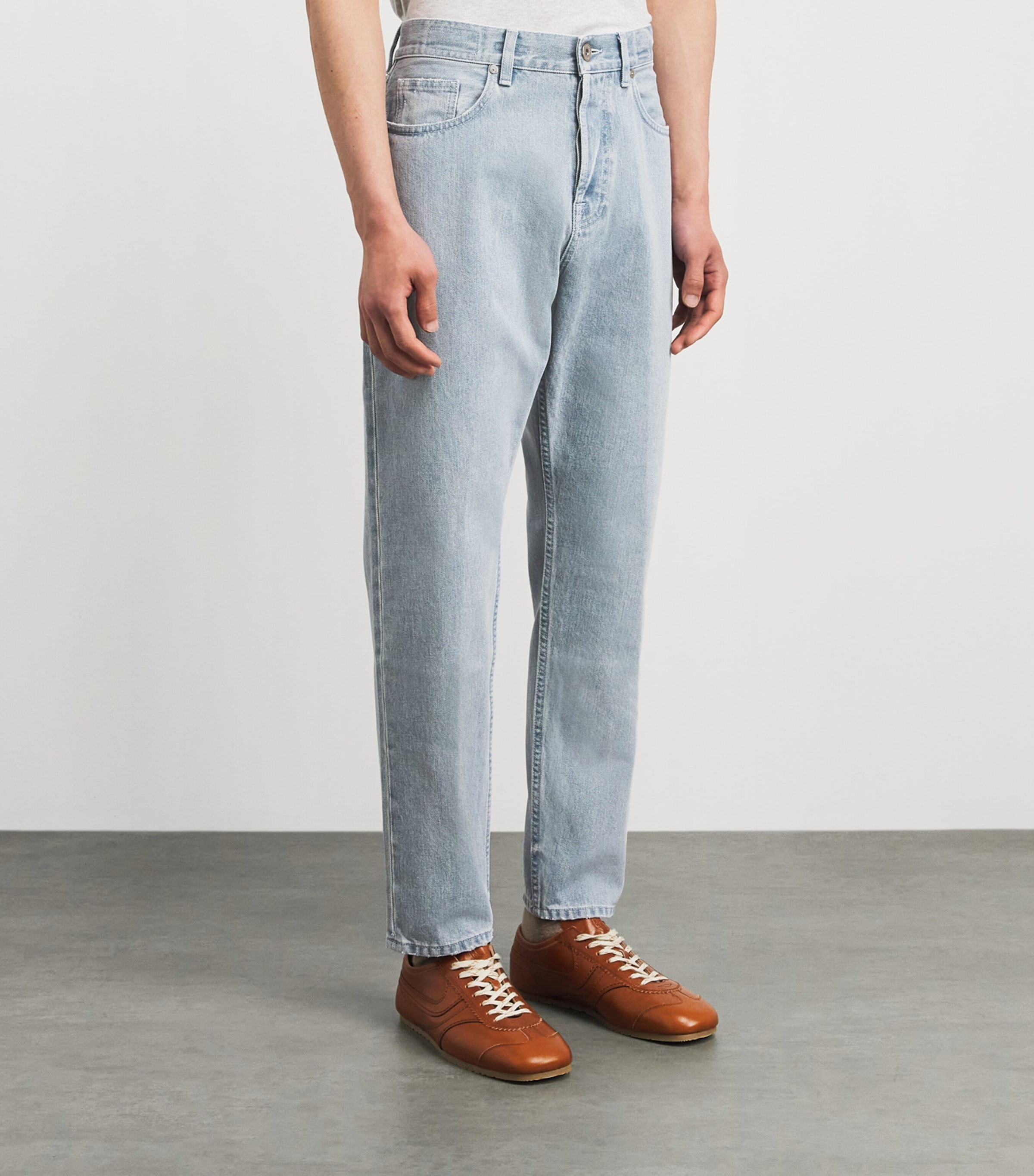 Eleventy Mens Straight Jeans Zucchero Image 4