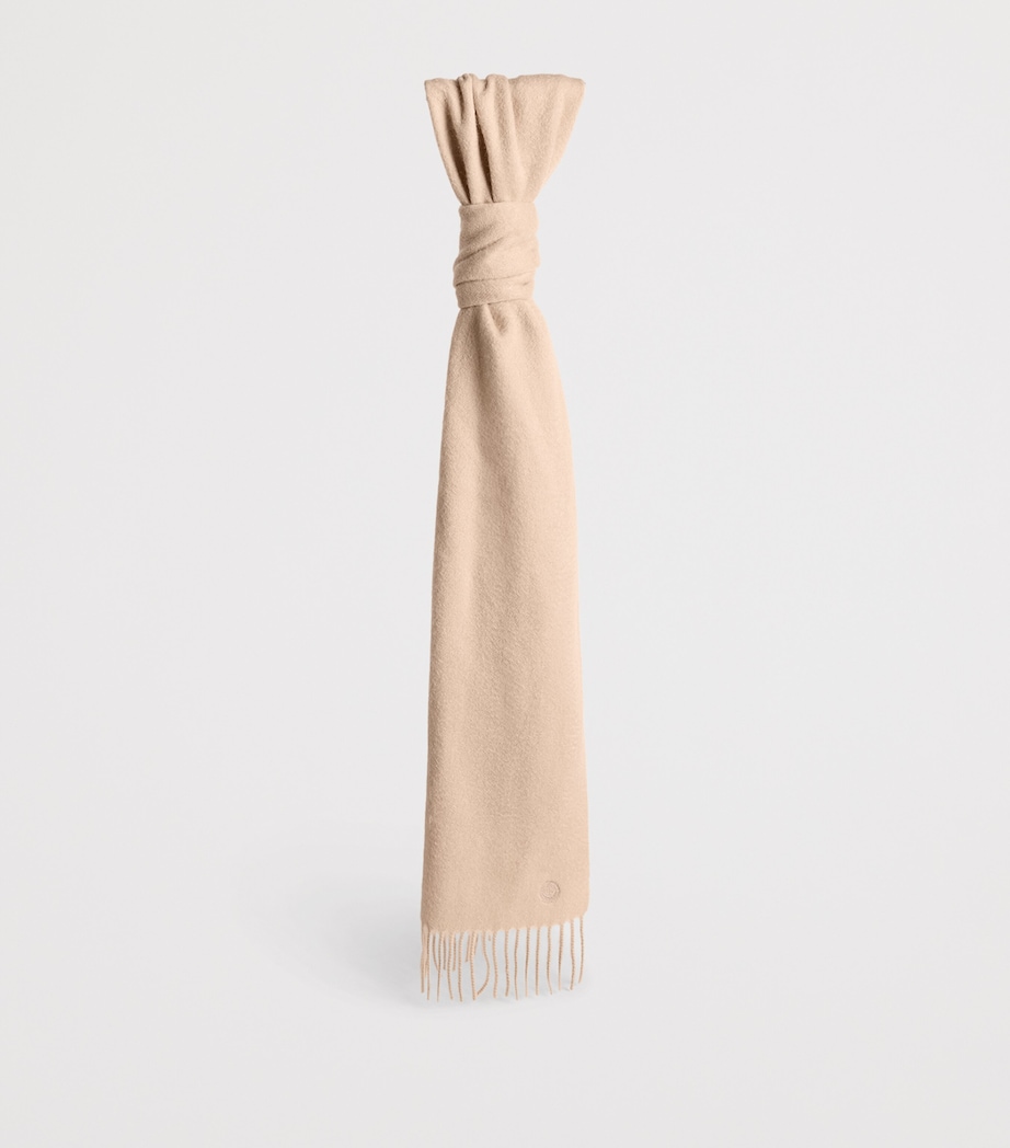 Cashmere Woven Scarf CAMEL Image 3