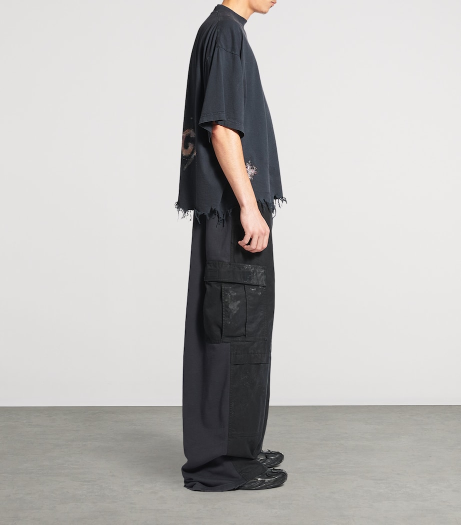 Distressed Oversized T-Shirt 1041 Image 7