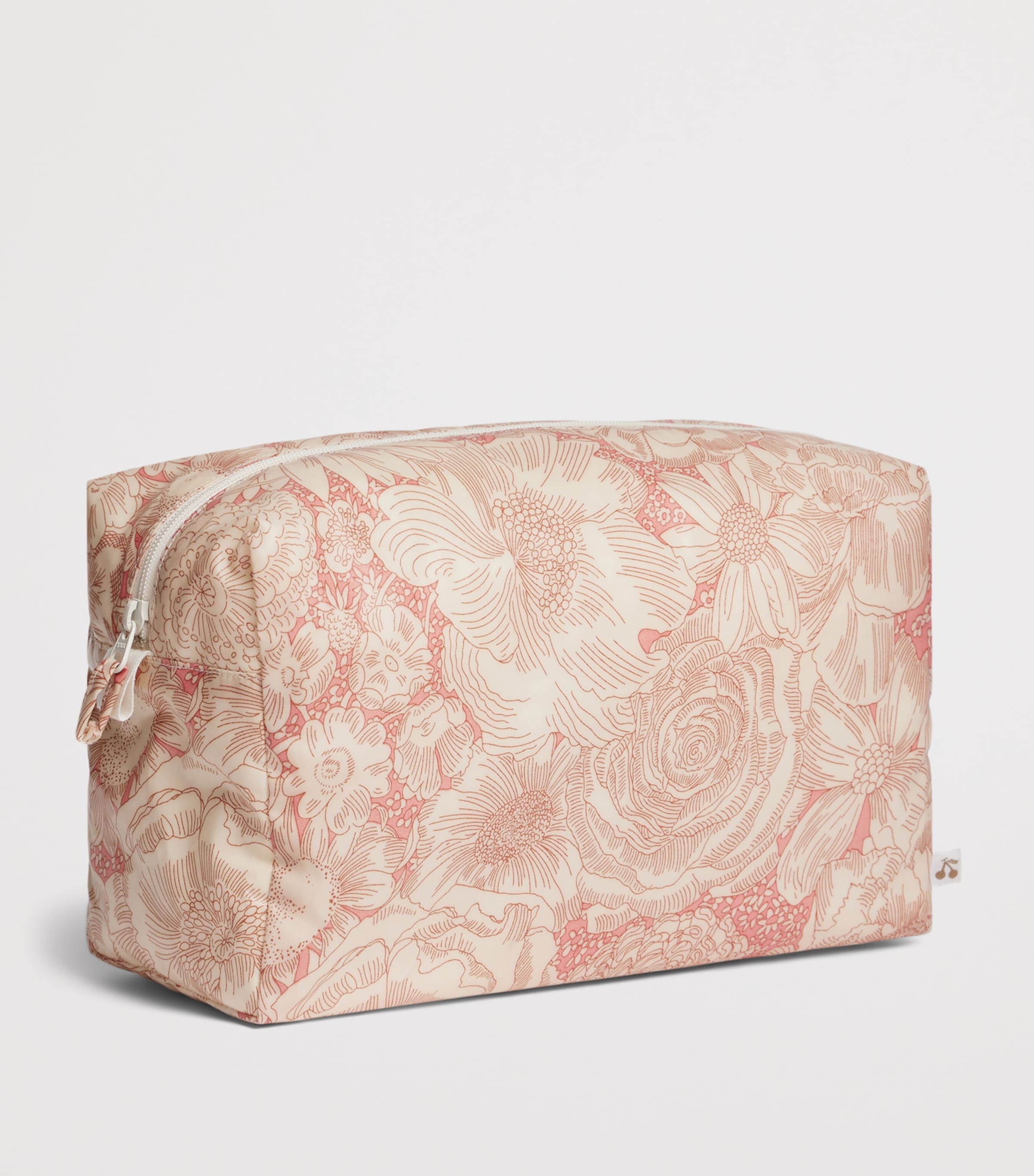 Bonpoint Cotton Floral Zipped Pouch Fl Rose Moyen Image 2