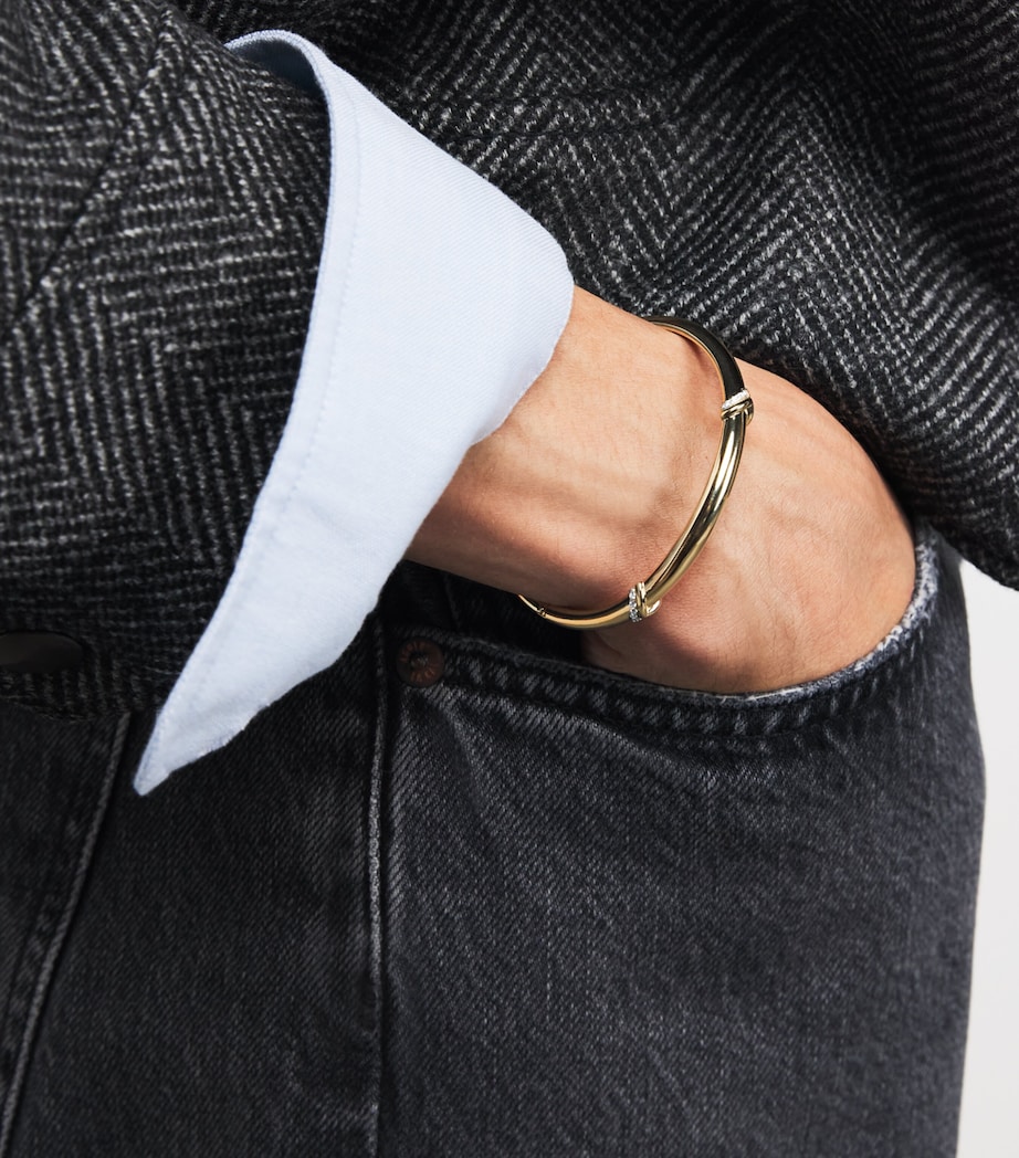 Yellow Gold and Diamond Boa N*93 Bangle YELLOW GOLD Image 2