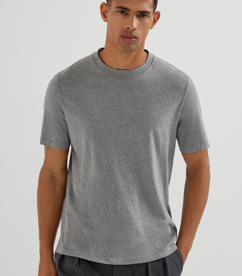 Cotton Crew-Neck T-Shirt C8190 Image 2