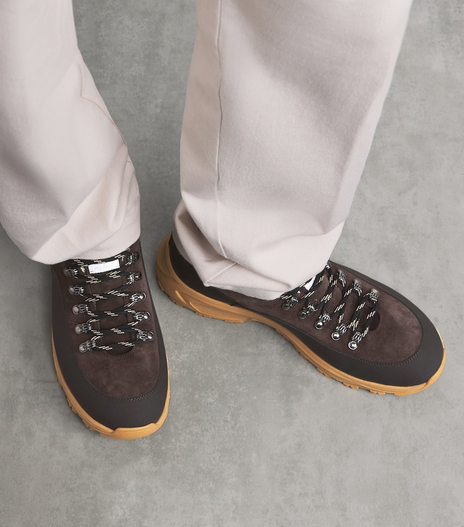 Leather-Suede Sneakers CACAO E CACAO Image 2