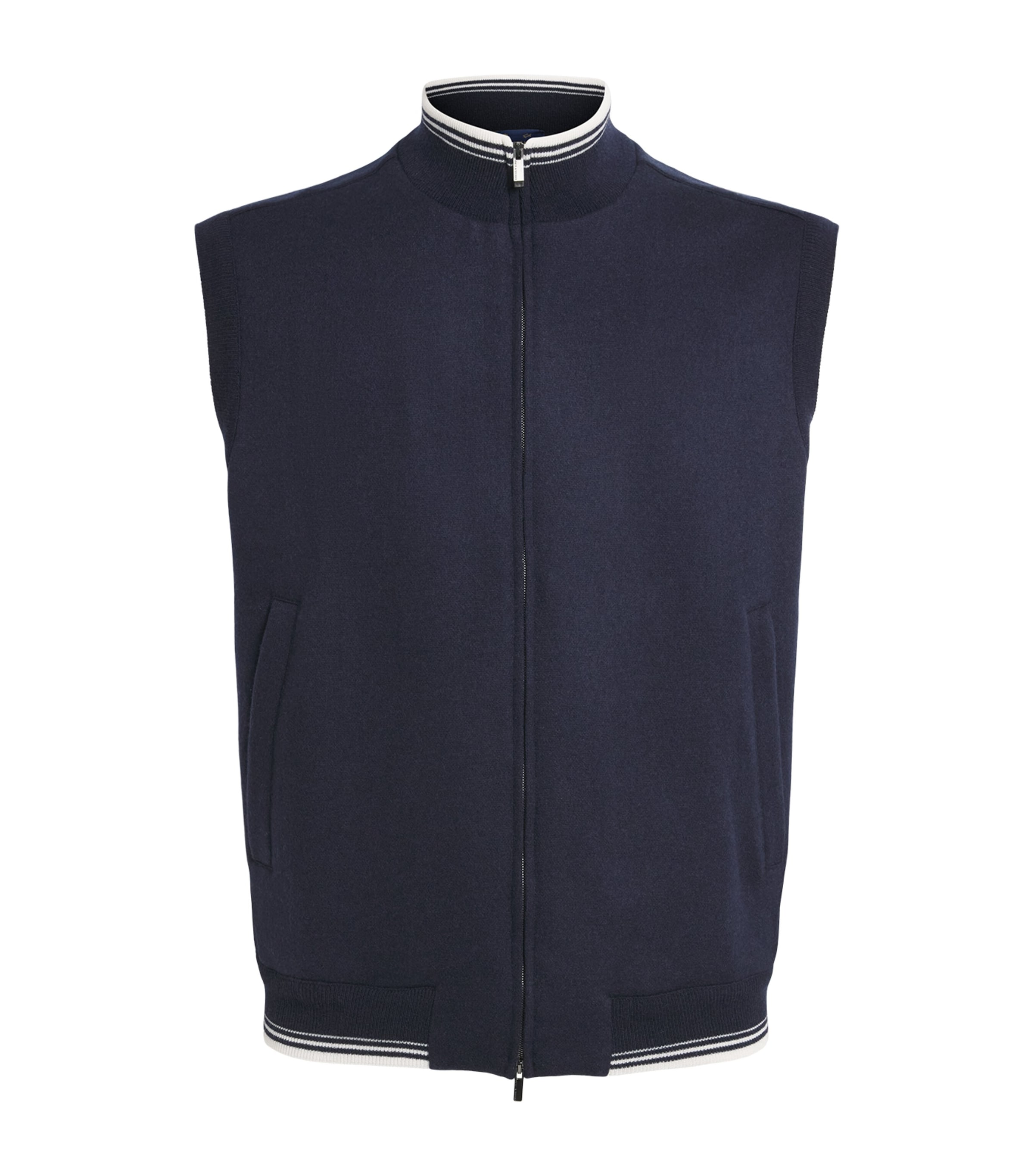 Paul & Shark Mens Cashmere Gilet Blue Image 1