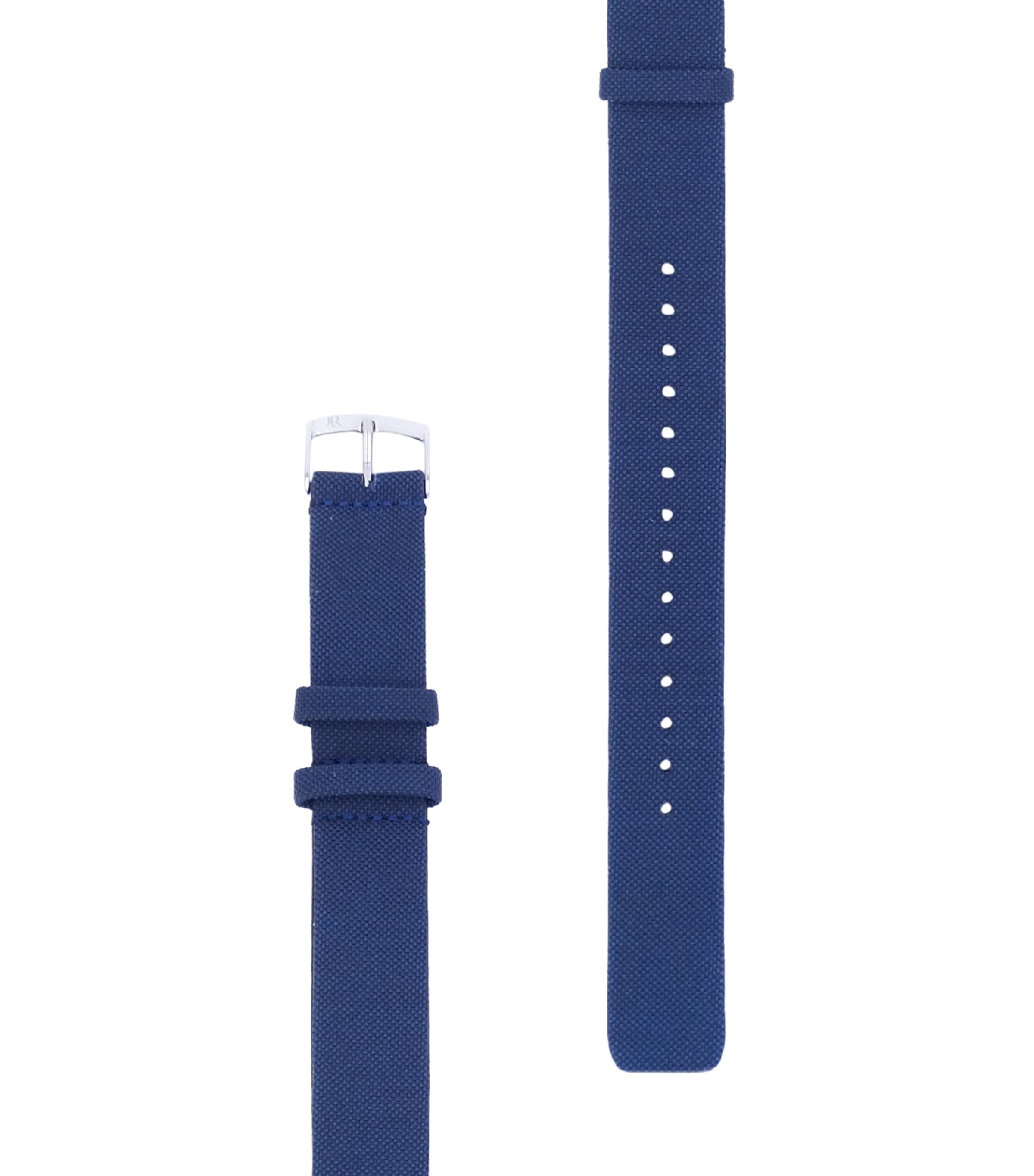 Jean Rousseau Fabric NATO Watch Strap (21mm) Blue Image 1