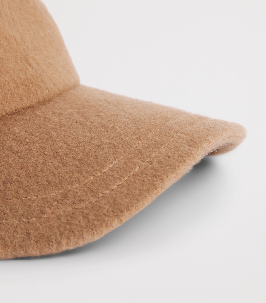 Borsalino Cashmere Hiker Cap Cammello Image 3