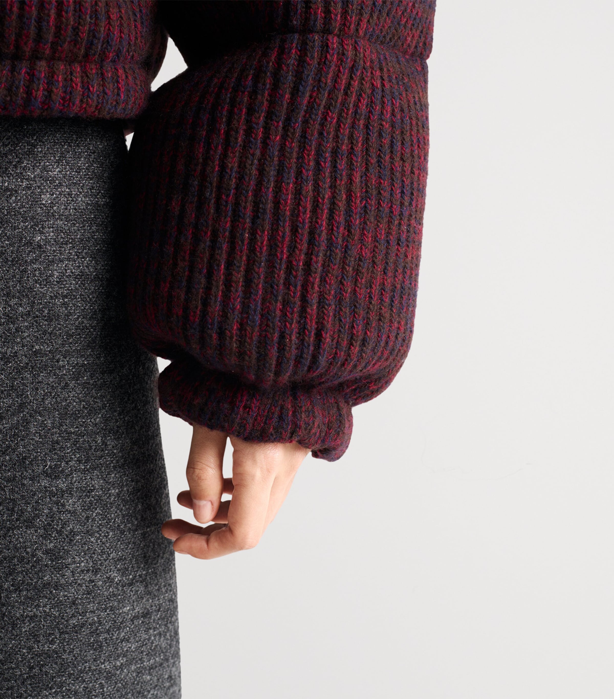 Wool-Cashmere Down Jacket F016G Image 4