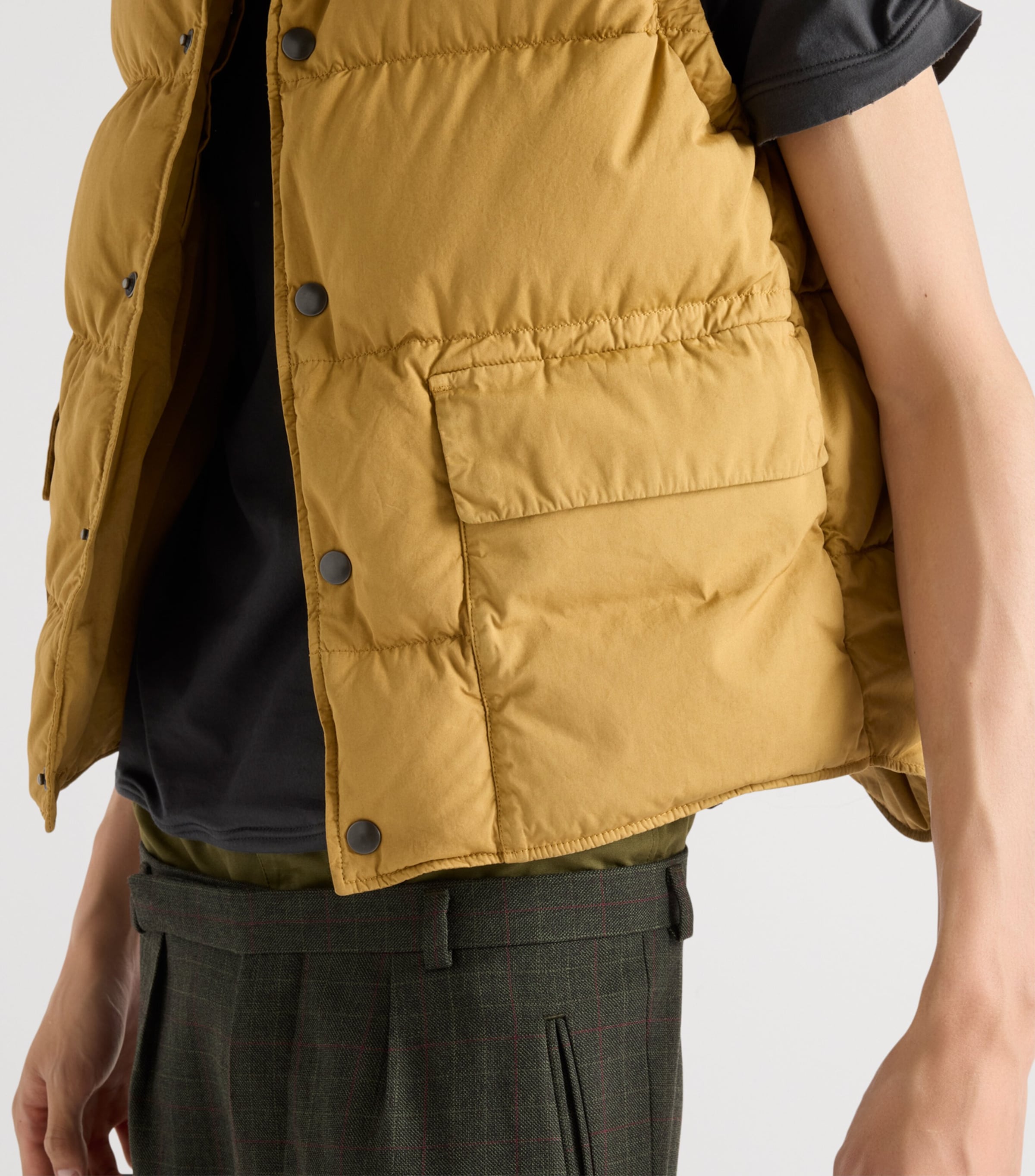 Down Cotton Gilet F0241 Image 4