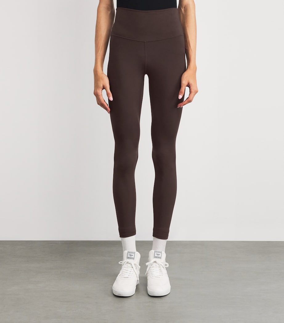 FreeSoft High-Rise Sports Leggings COFFEE BEAN Image 3