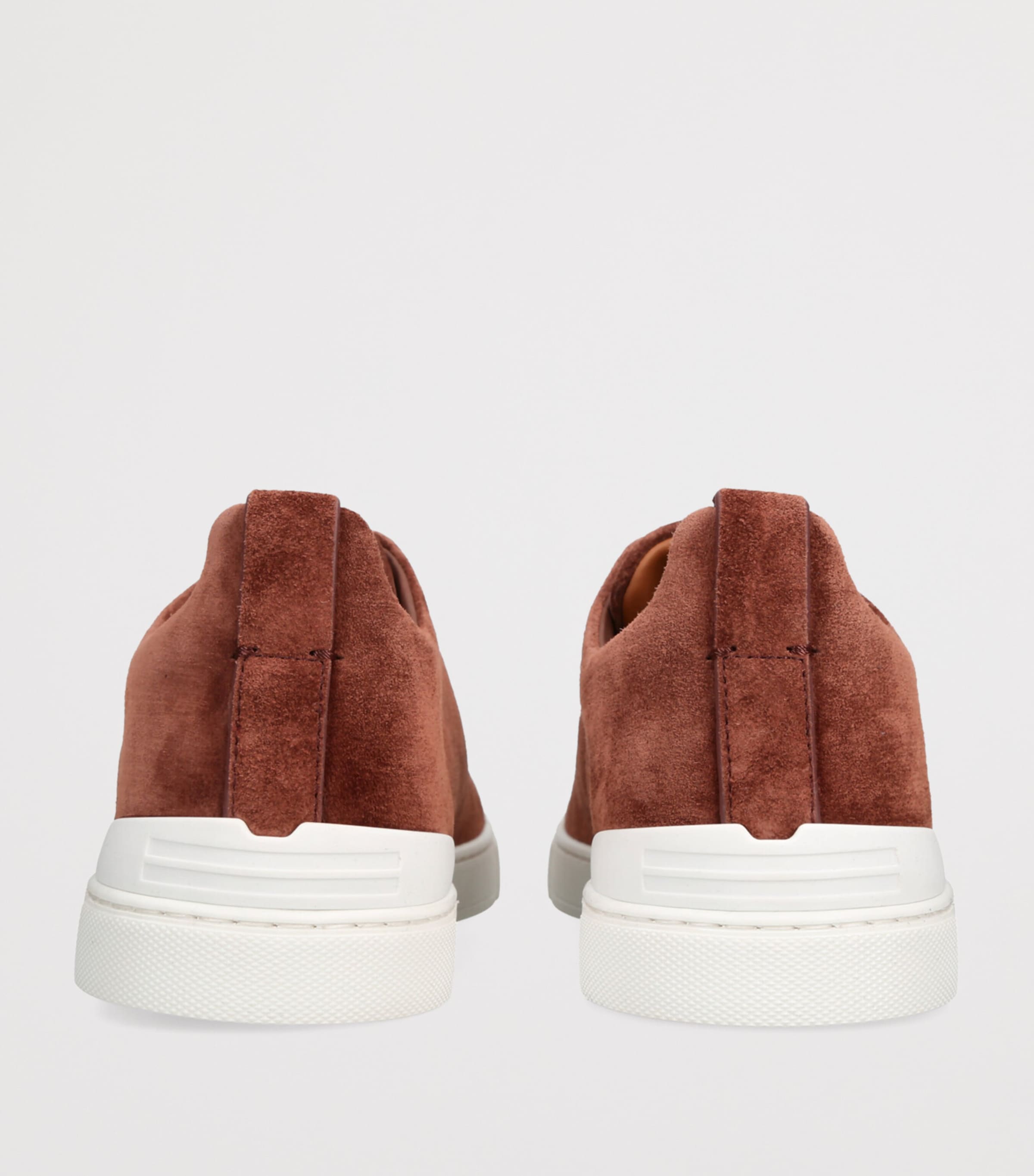 Suede Triple Stitch Sneakers BROWN/OTH Image 2