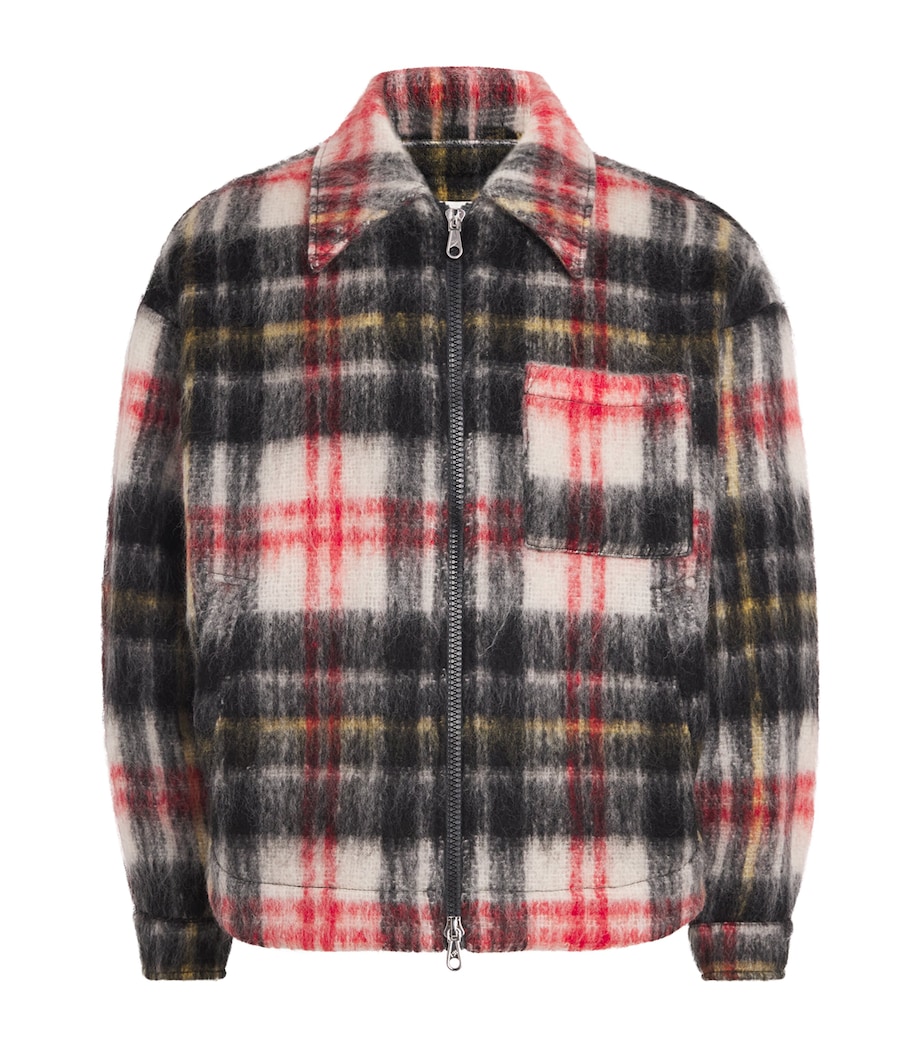 Wool-Blend Check Overshirt RED/BLACK CHECK 500 Image 1