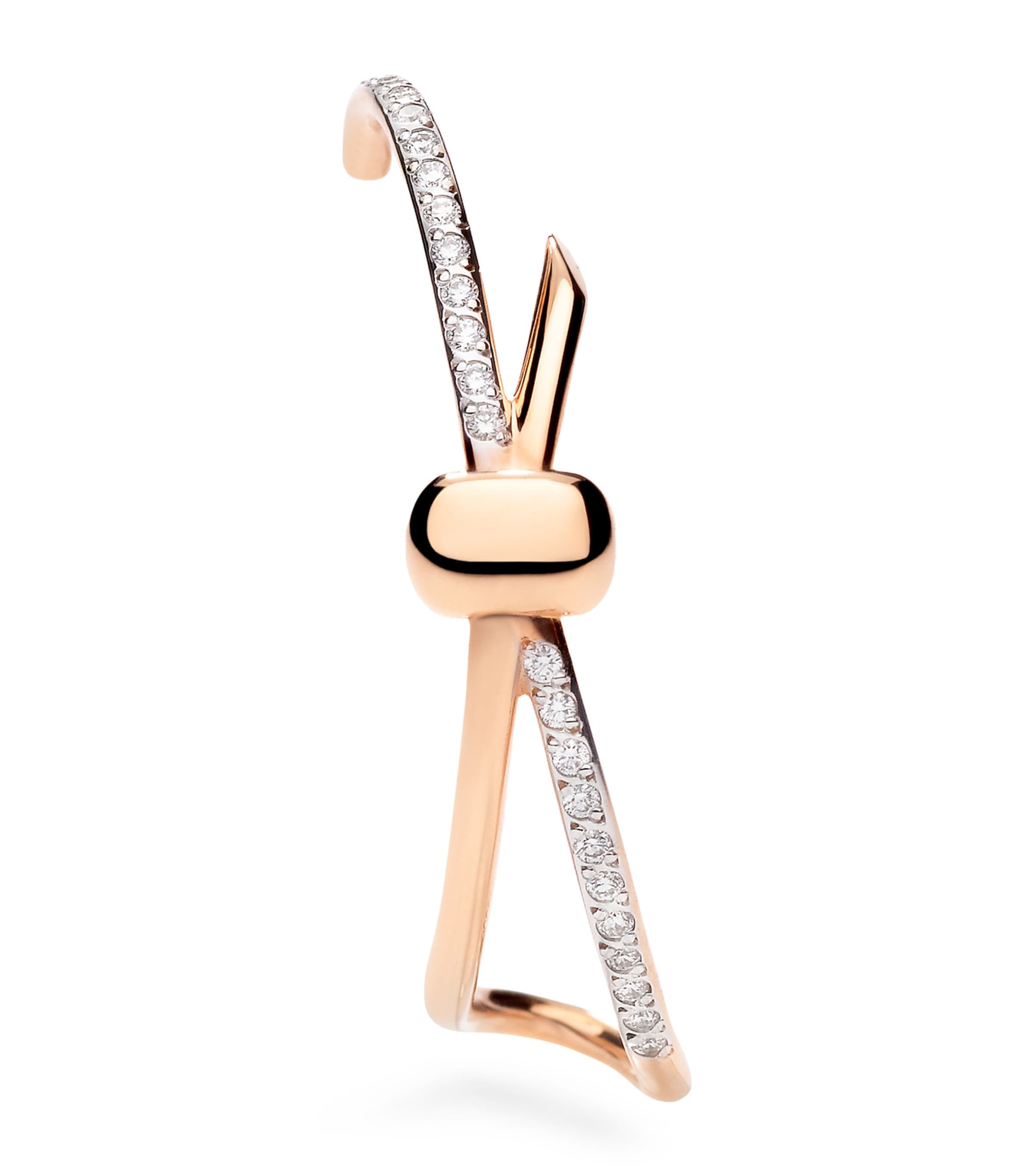 Pomellato Rose Gold And Diamond  Together Ear Cuff
