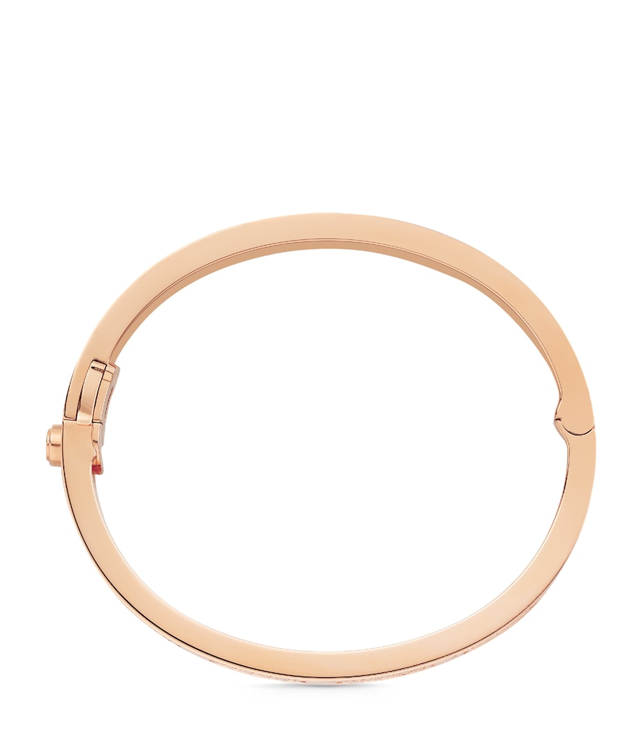 Cartier LOVE Classic Rose Gold and Diamond-Paved Bracelet Rose Gold Image 5