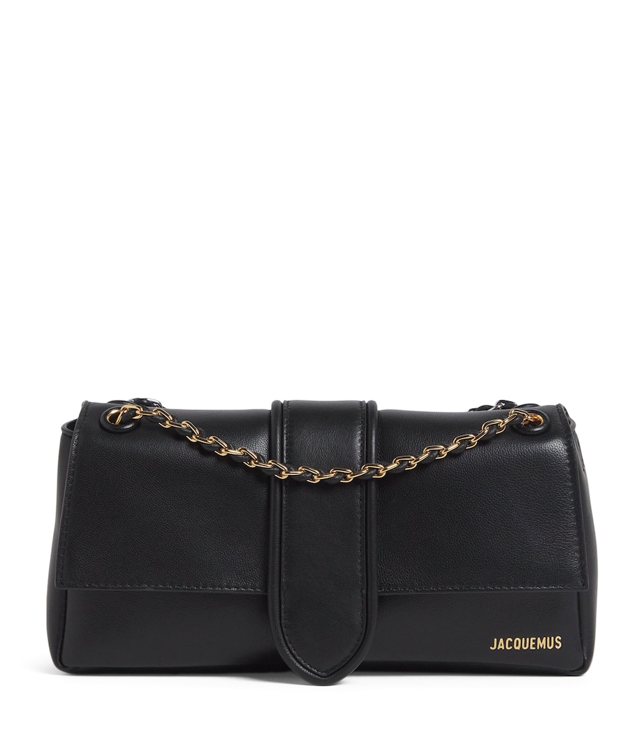 Jacquemus Leather Le Bambino Chaîne Shoulder Bag Black Image 1