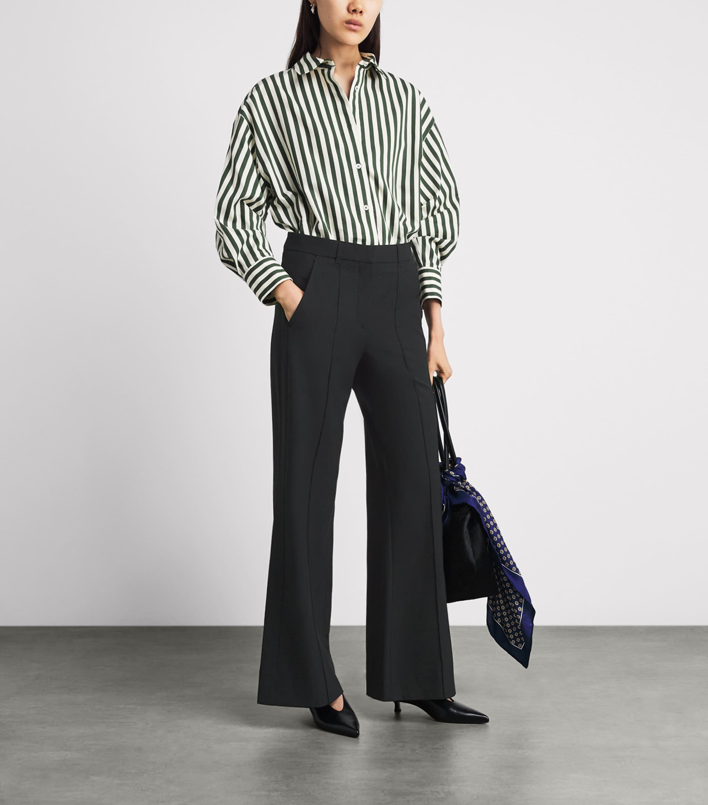 ME+EM Womens Elongator Tailored Trousers Black Image 2