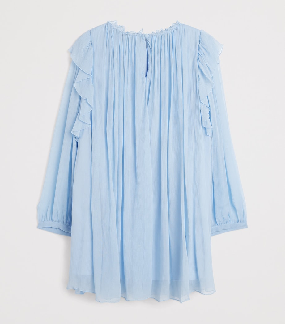 Cotton-Blend Dress (4-14 Years) U9308CHAMBRAY BLUE Image 2