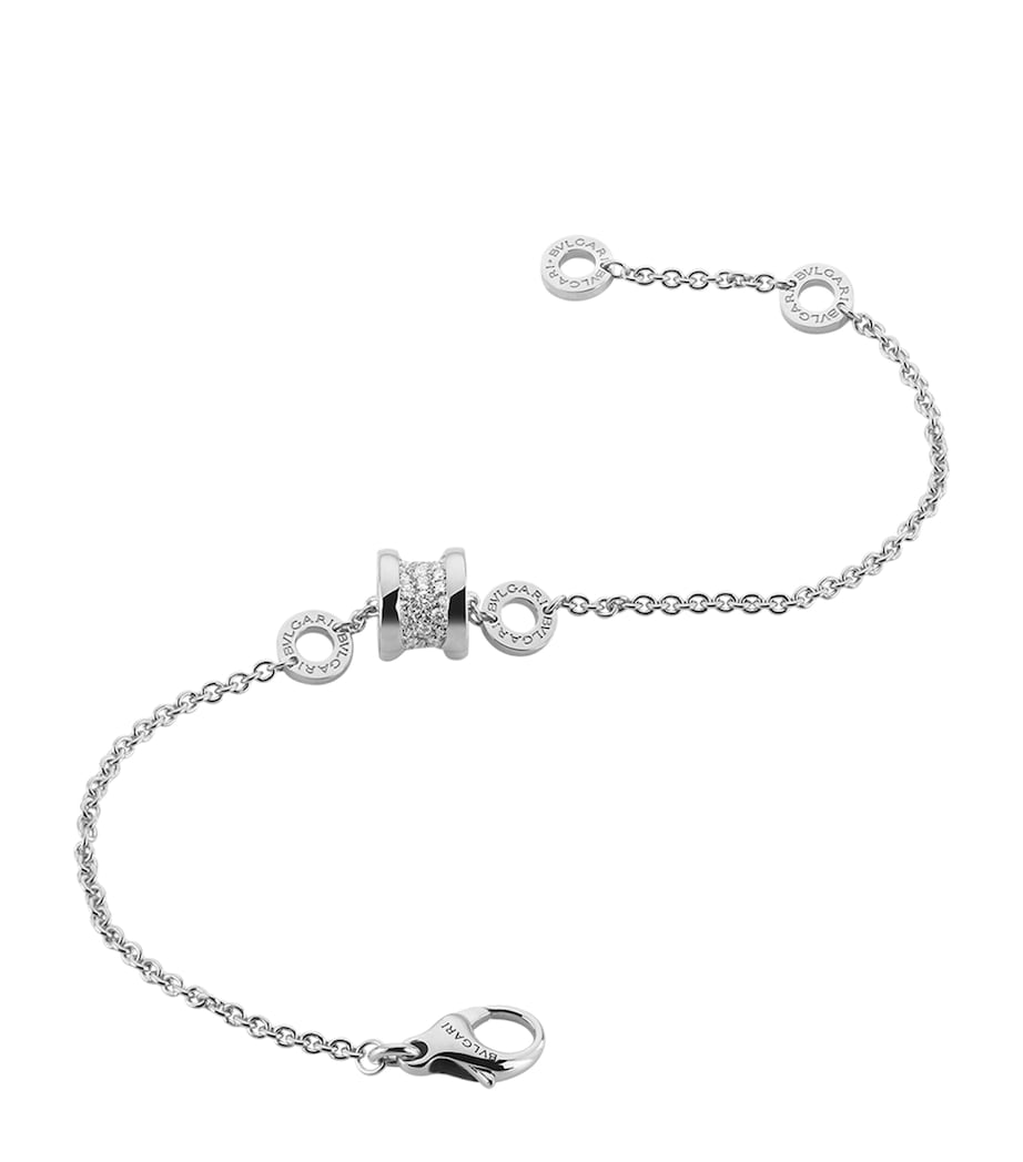Bvlgari White Gold and Diamond B.zero1 Bracelet White Gold Image 2