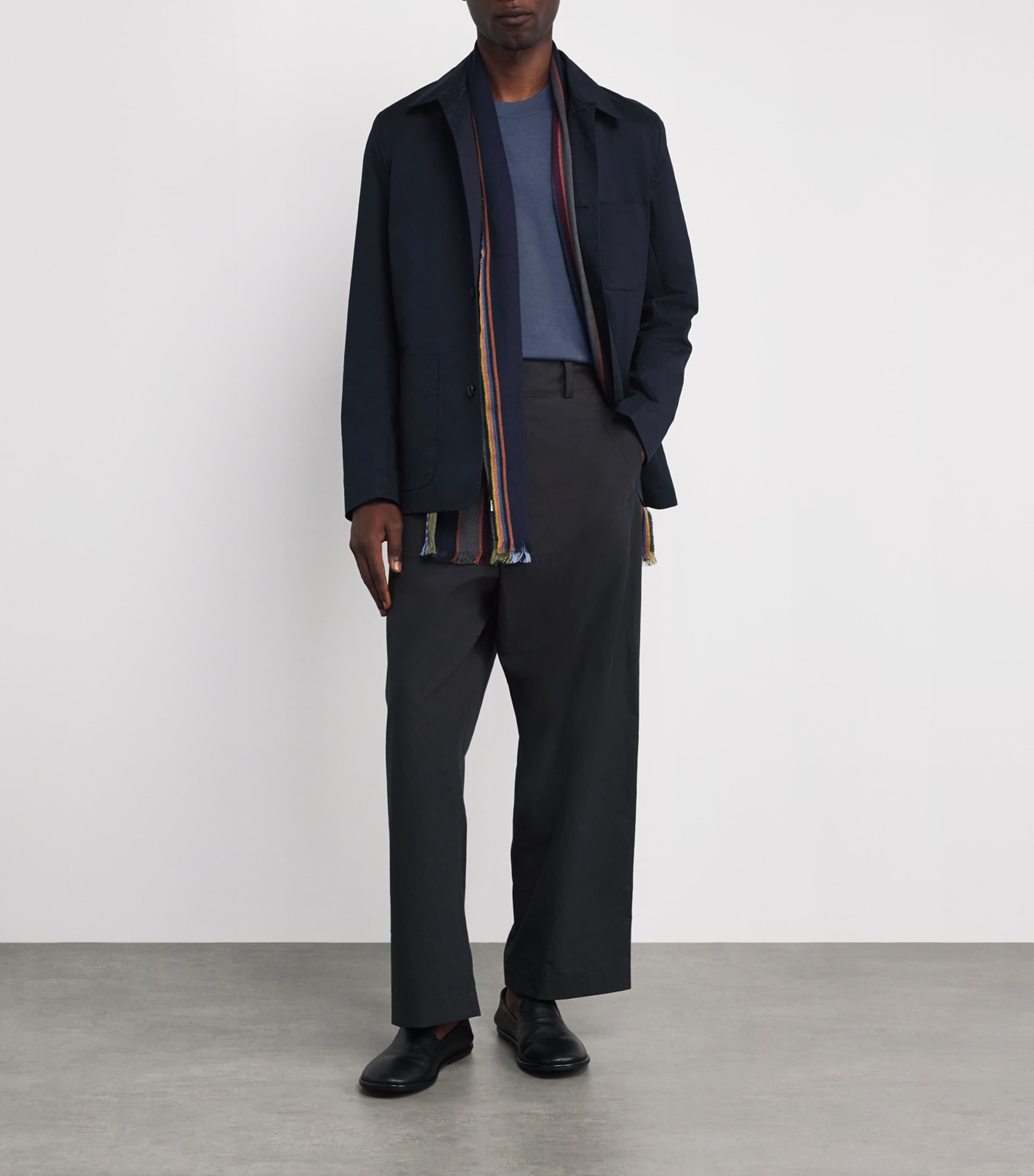 Merino Crew-Neck Sweater 44C_PETROL BLUE Image 2