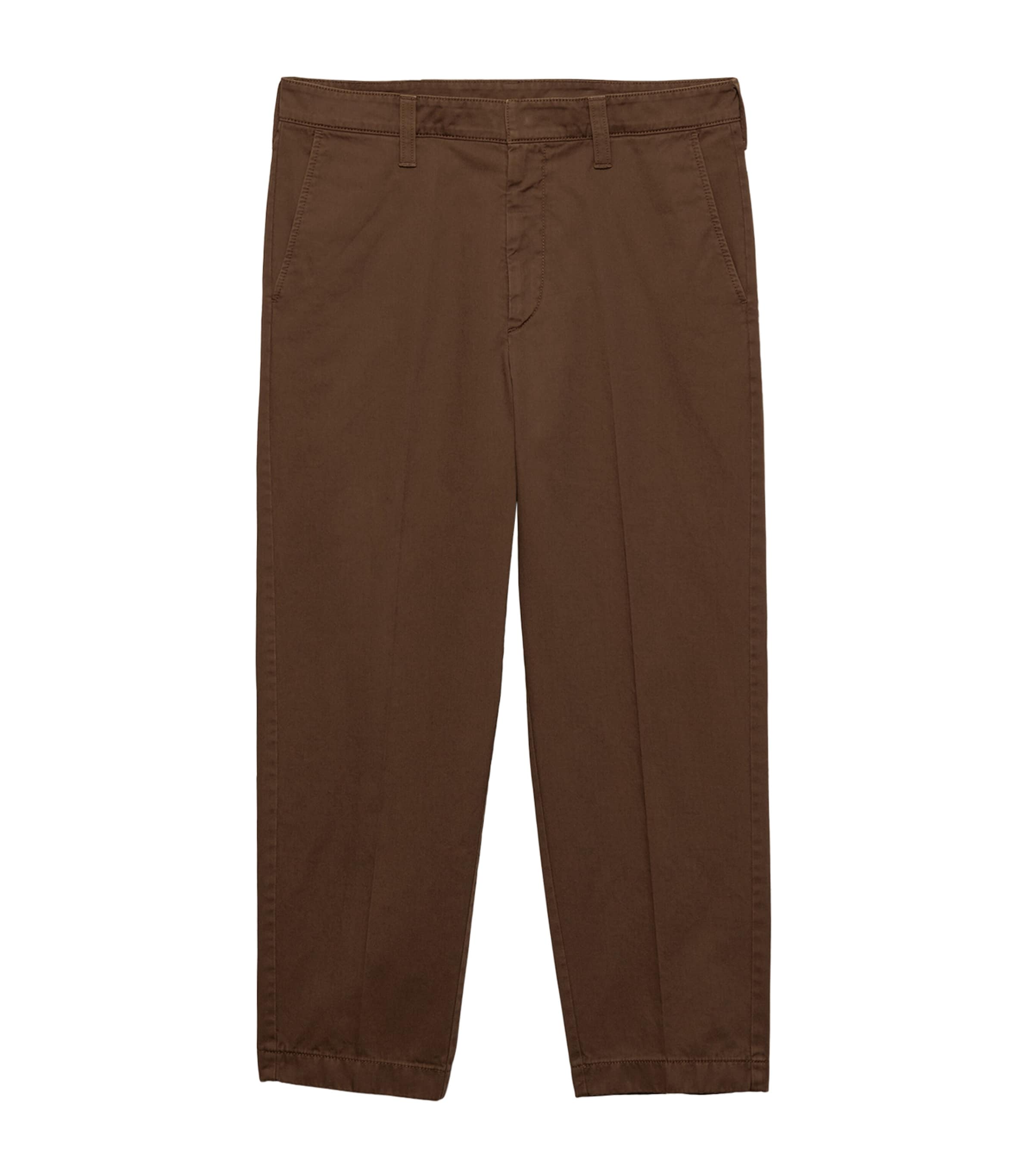 Prada Cotton Slim Fit Trousers