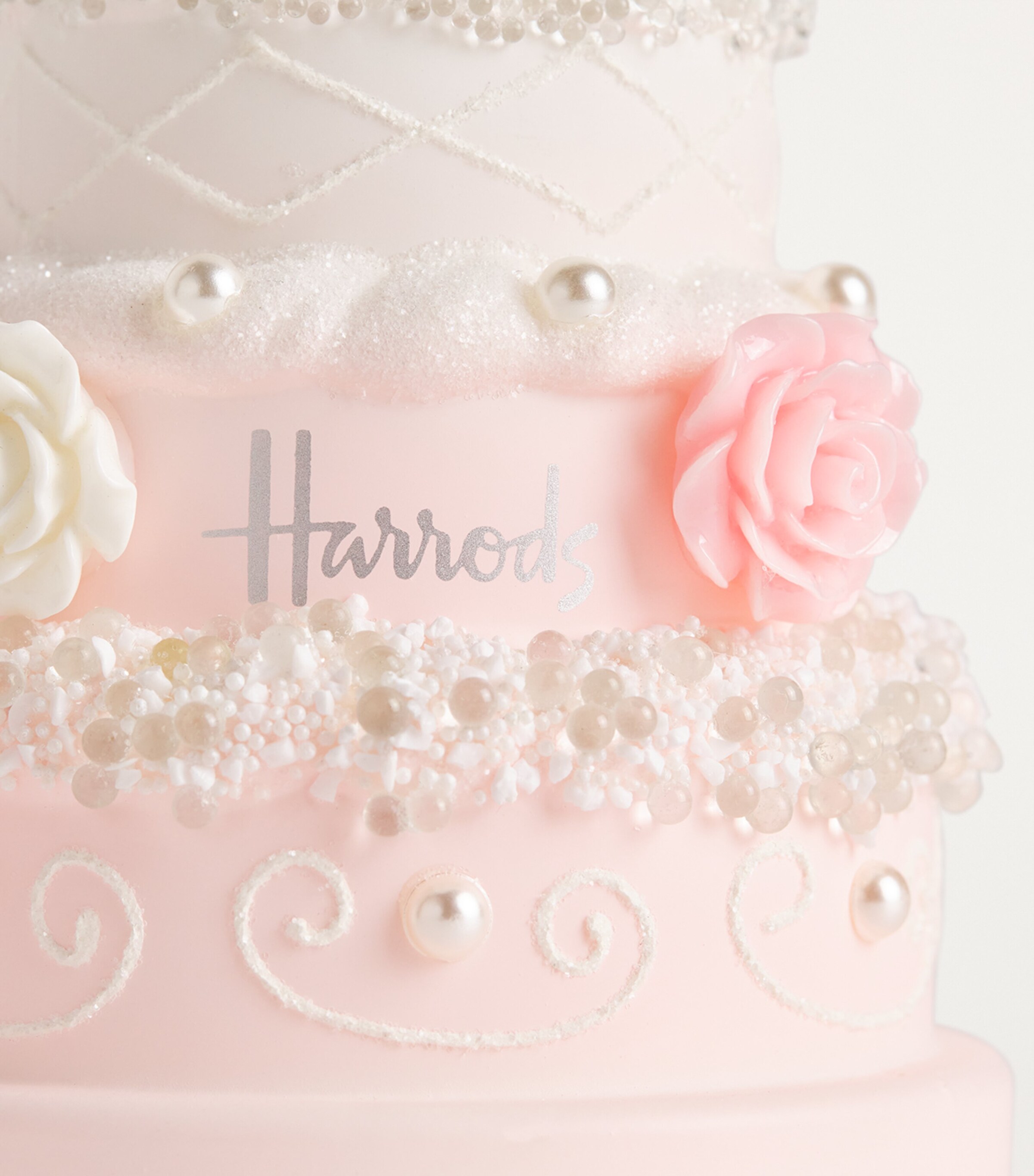 Harrods Glass Birthday Cake Tree Decoration Image 4