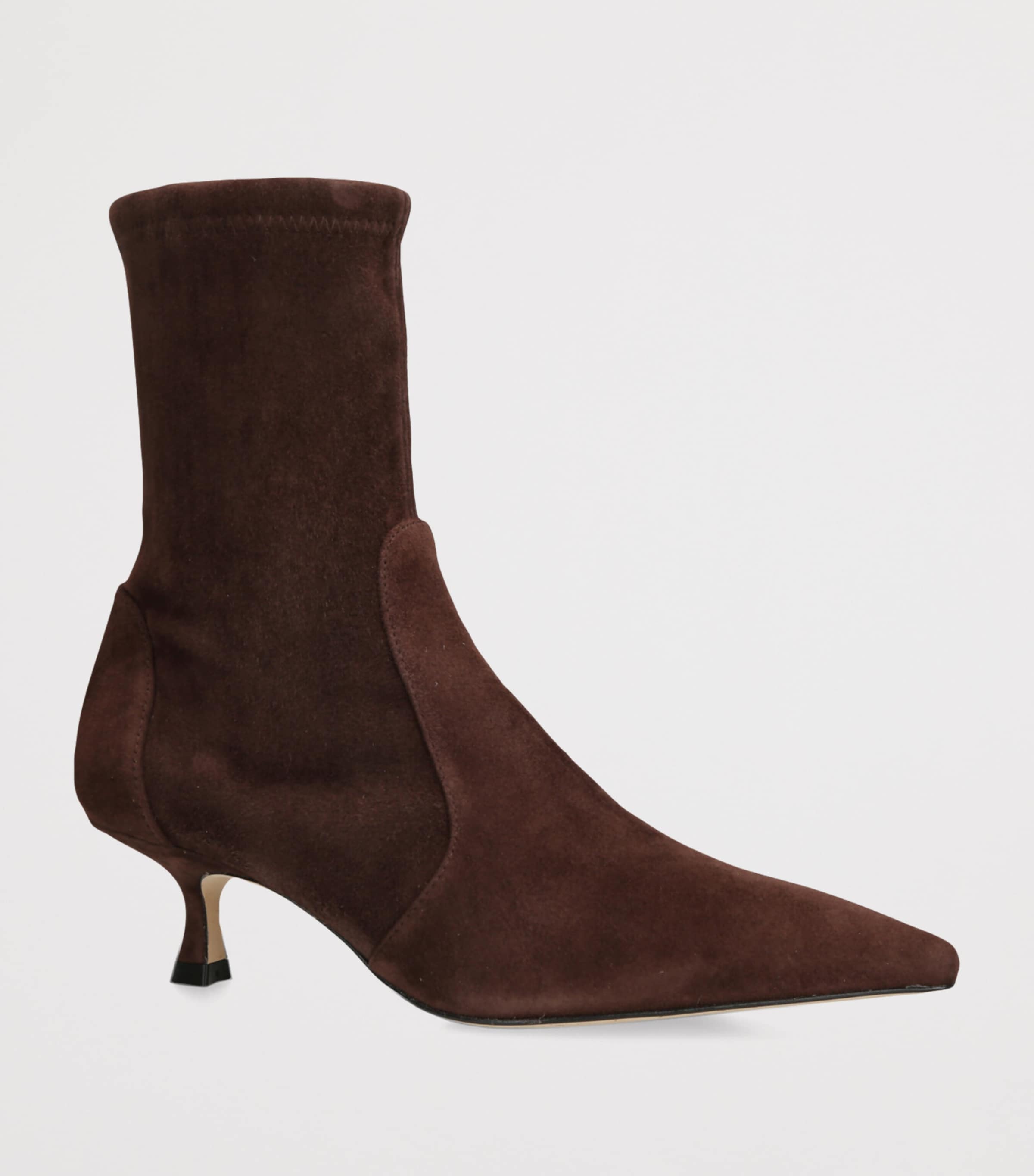 Suede Naomi Ankle Boots 50 BROWN Image 3