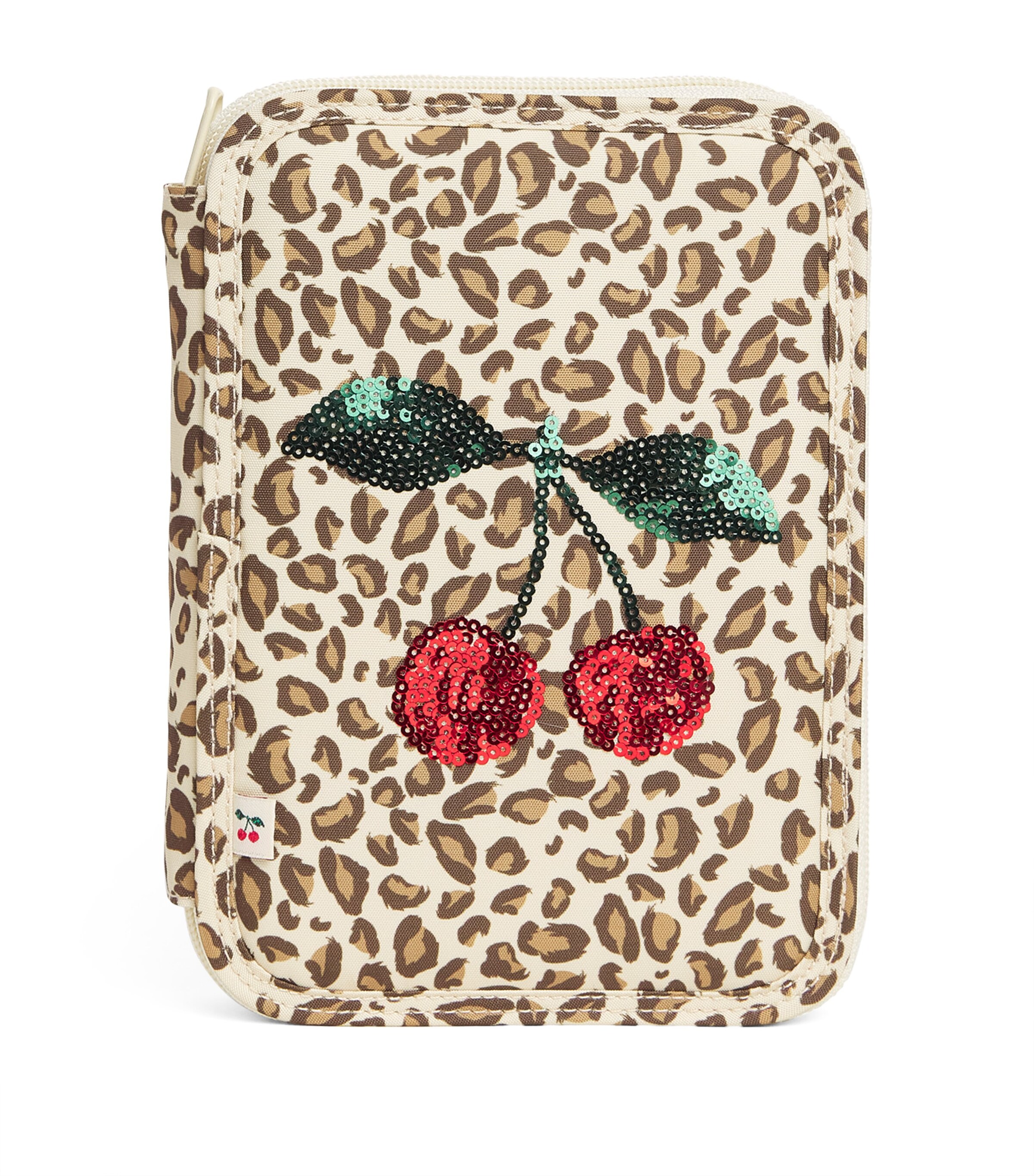KONGES SLOJD Leopard Print Clover Pencil Case Image 1