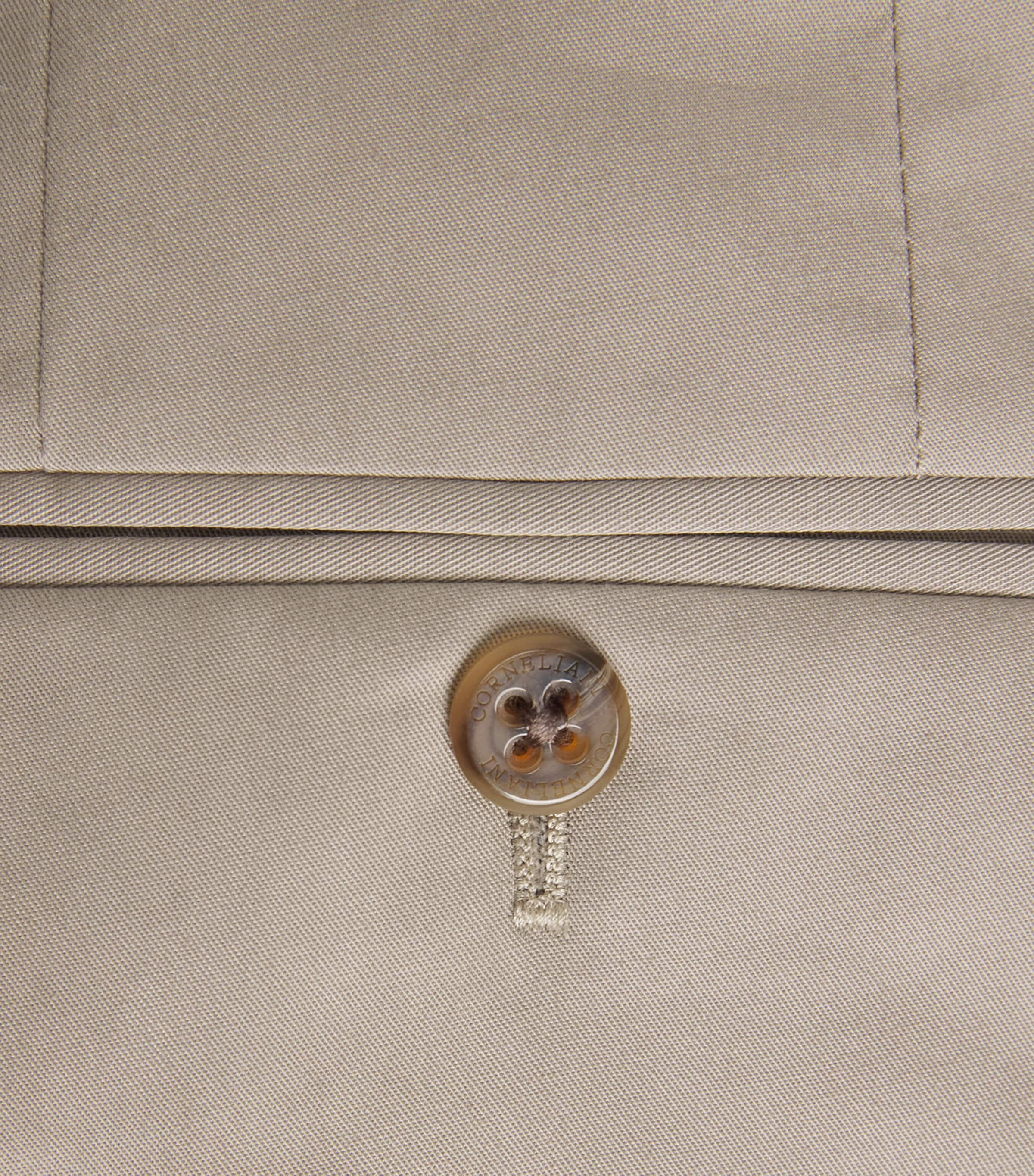 Stretch-Cotton Tailored Trousers 029 NATURAL / BEIGE Image 5