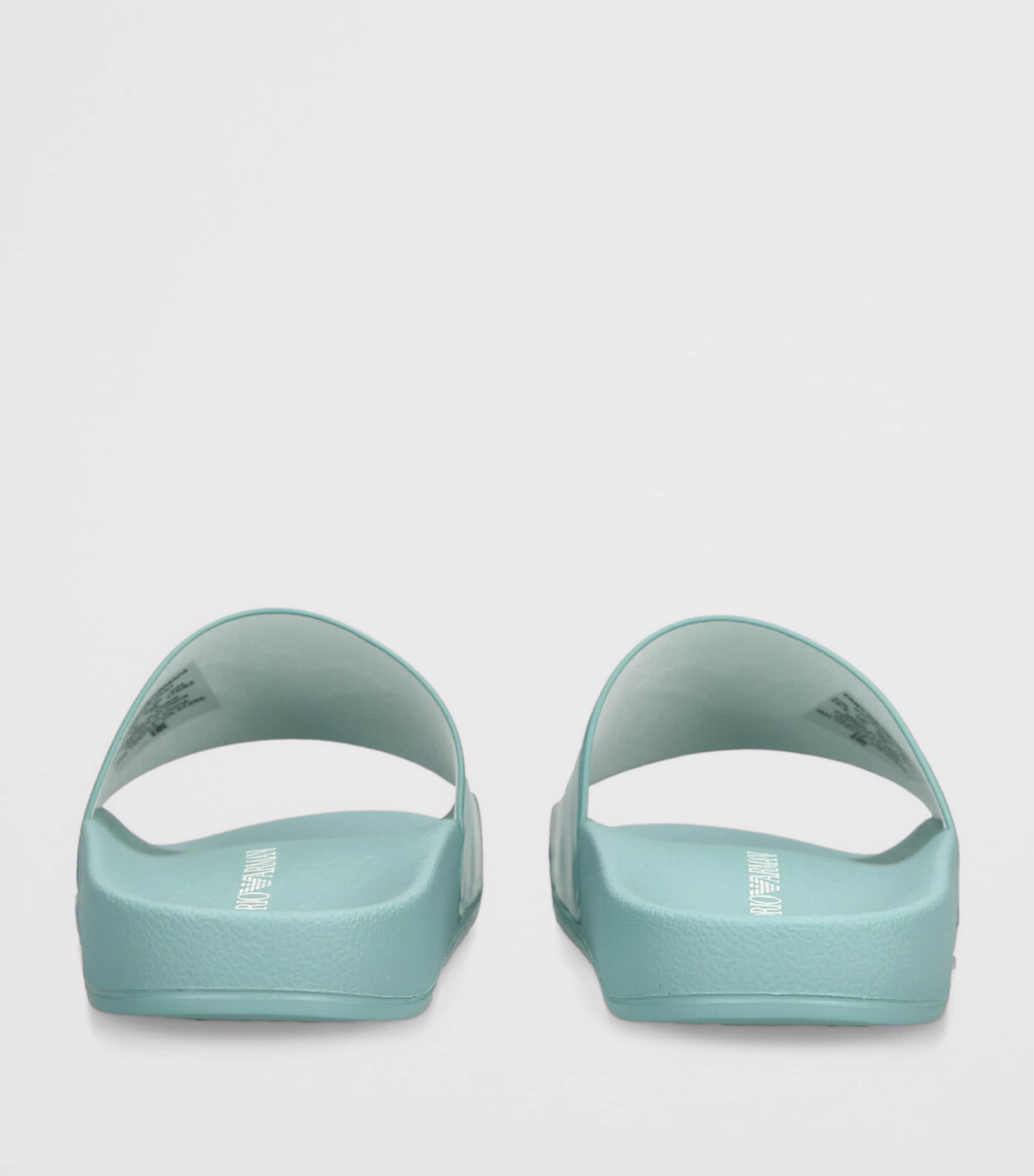 Giorgio Armani Logo Slides Teal Image 2