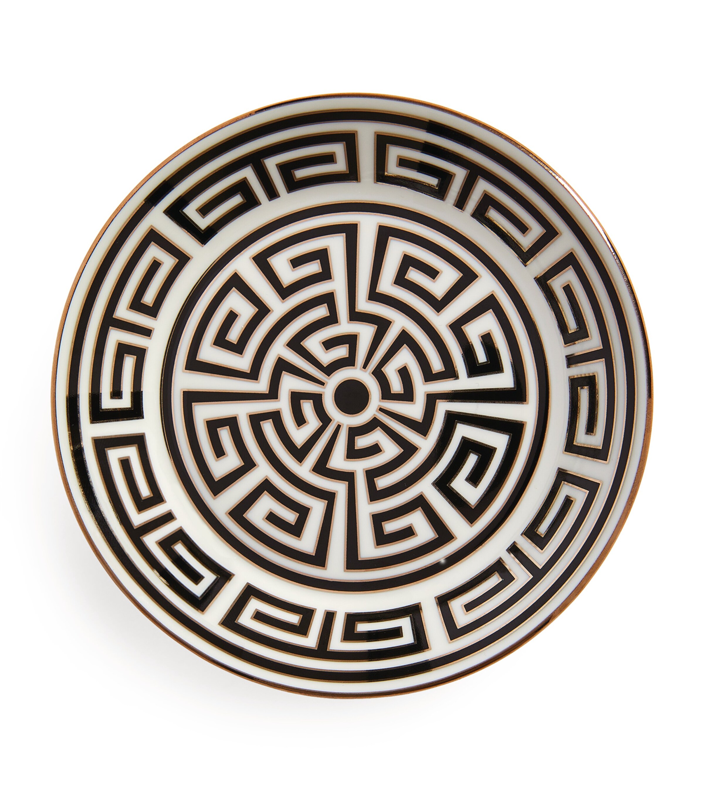 Porcelain Labirinto Nero Tea Saucer (13.5cm) G00125100 Image 2