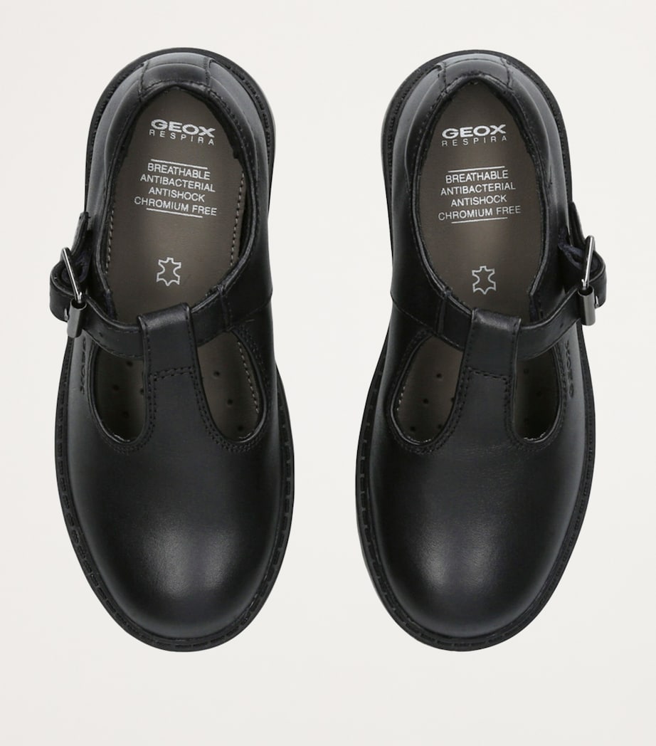 Leather Casey Mary Jane Shoes BLACK Image 4