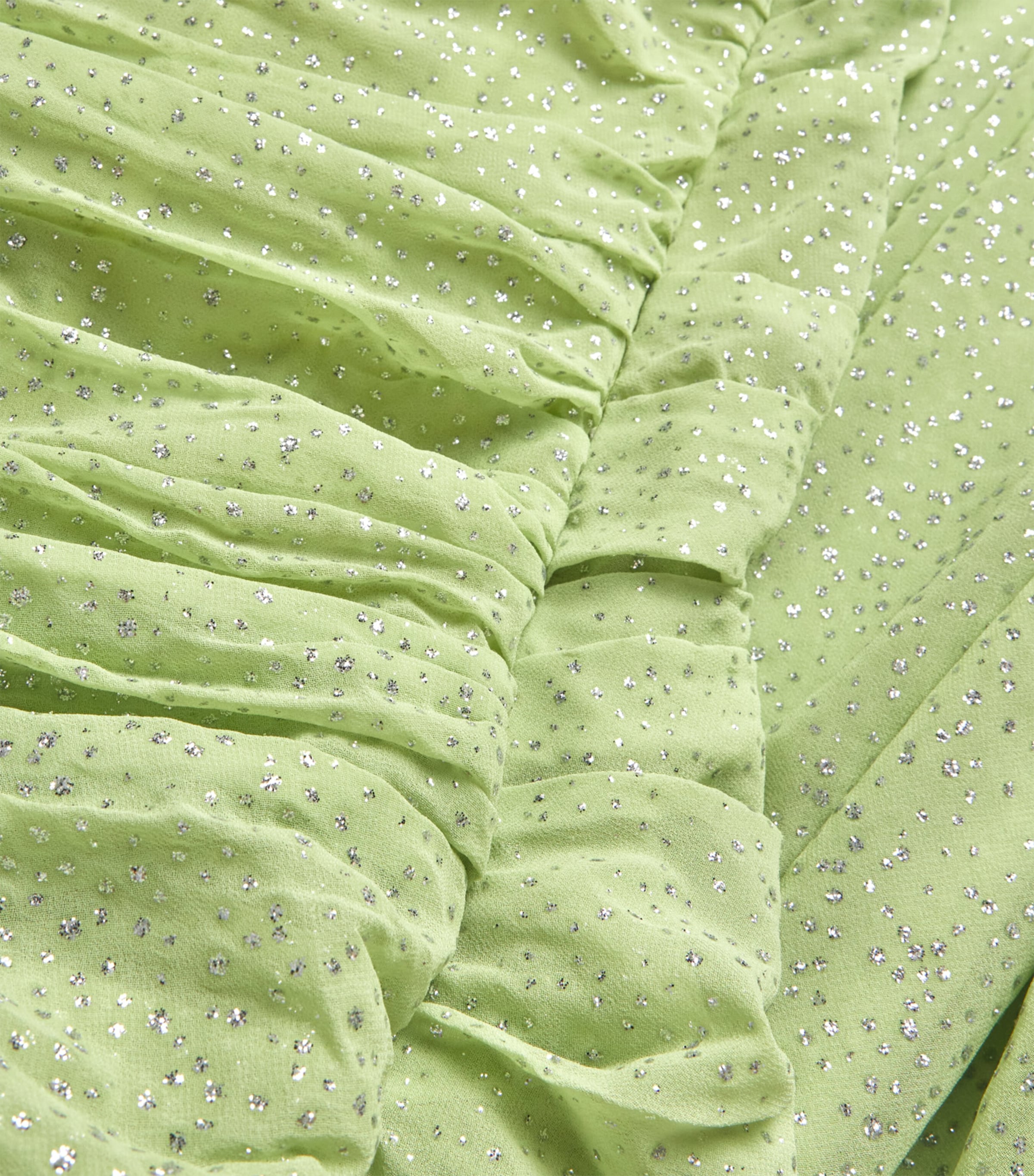 Glitter-Embellished Jacinthe Gown GREEN Image 5