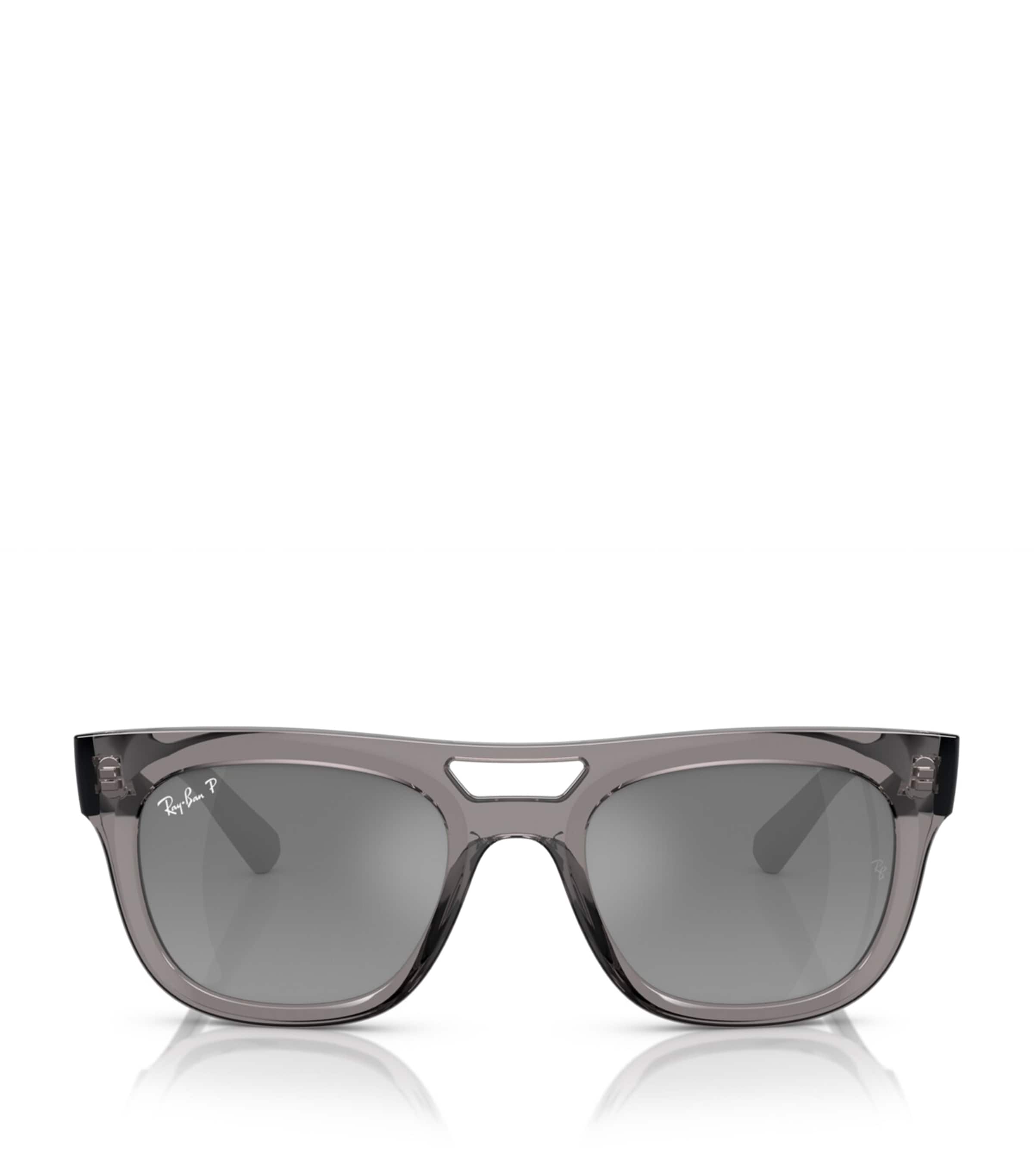 Ray Ban Injected Phil Bio-based Sunglasses In Clear
