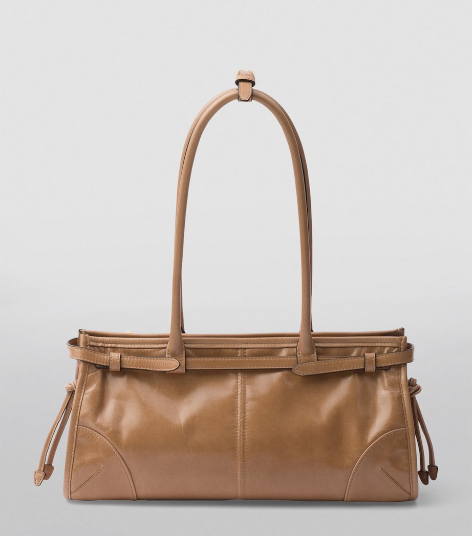 Medium Leather Top-Handle Bag F0LT6 Image 3