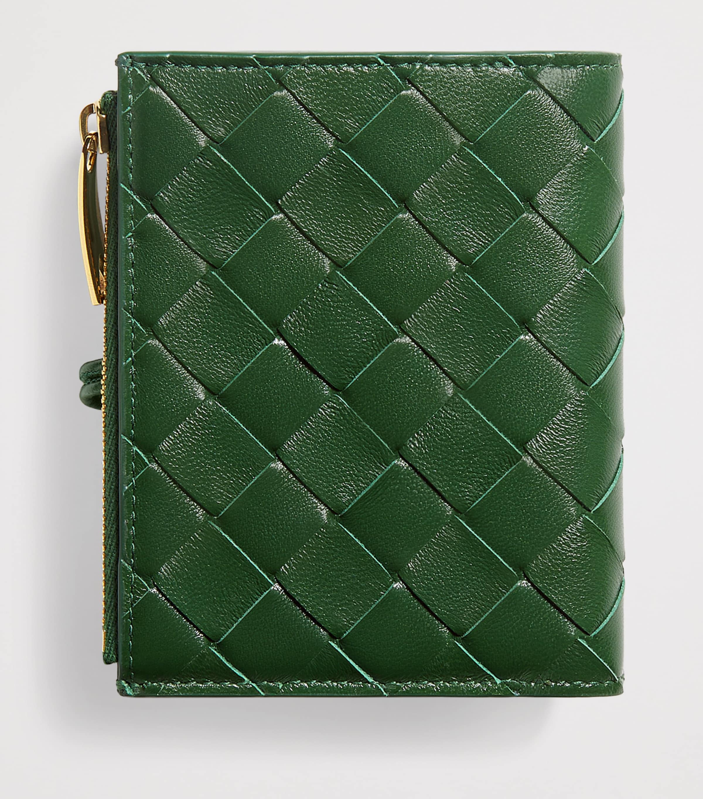 Bottega Veneta Nappa Leather Intrecciato Andiamo Bifold Wallet Image 3