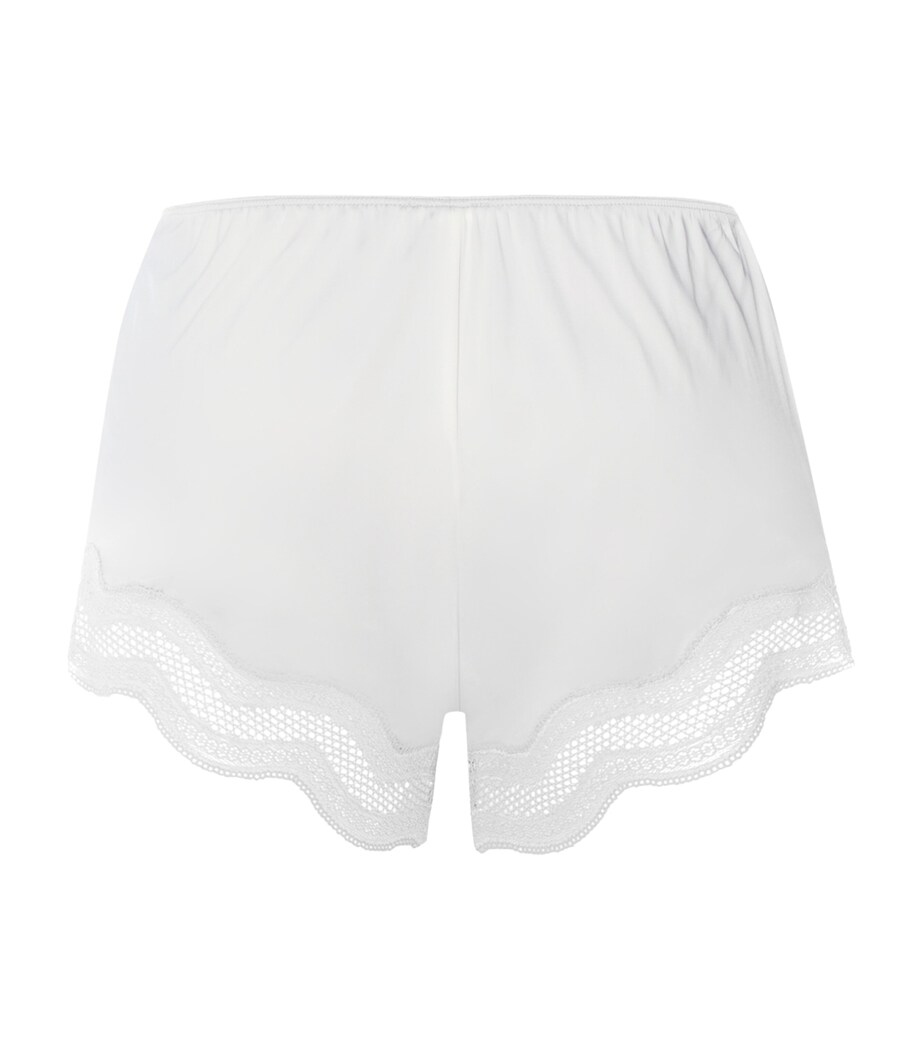 Hanro Womens Cira Pyjama Shorts Off White Image 5