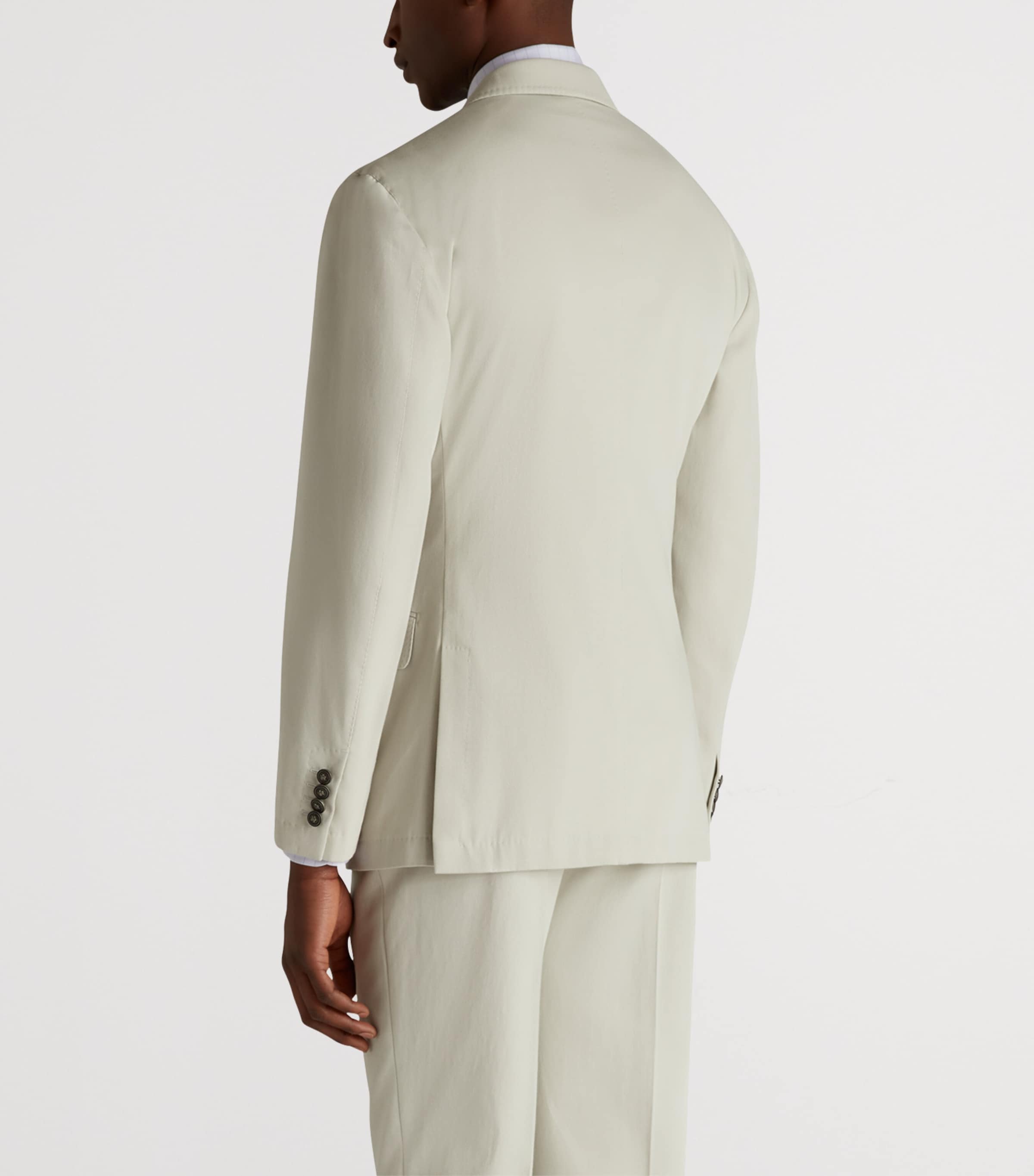 Cotton-Cashmere Cavendish Blazer 077LIGHT STONE Image 4