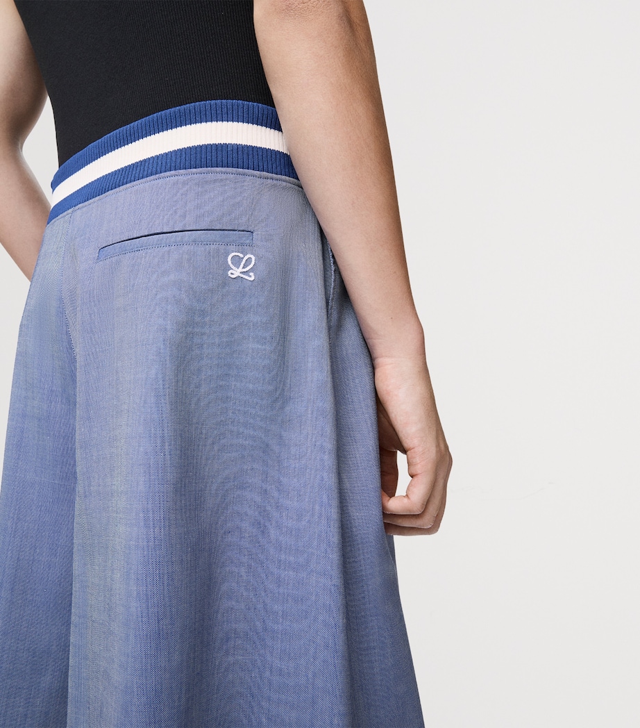 Wool-Blend Shorts BLUE Image 5