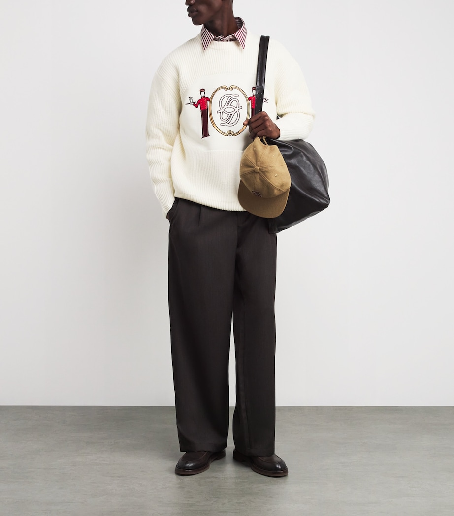 Merino Ribbed Groom Sweater OW / OFF WHITE Image 2