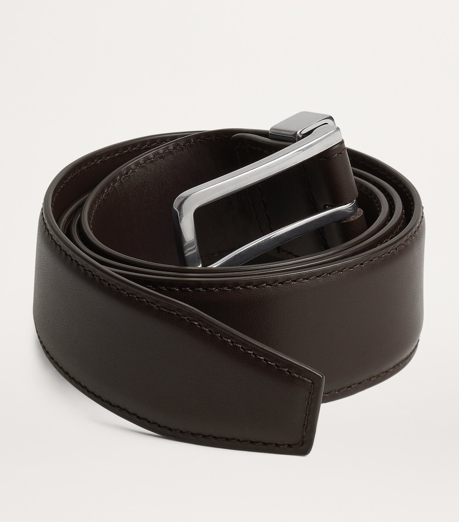 Leather Intreccio Loop Belt 2145 Image 3
