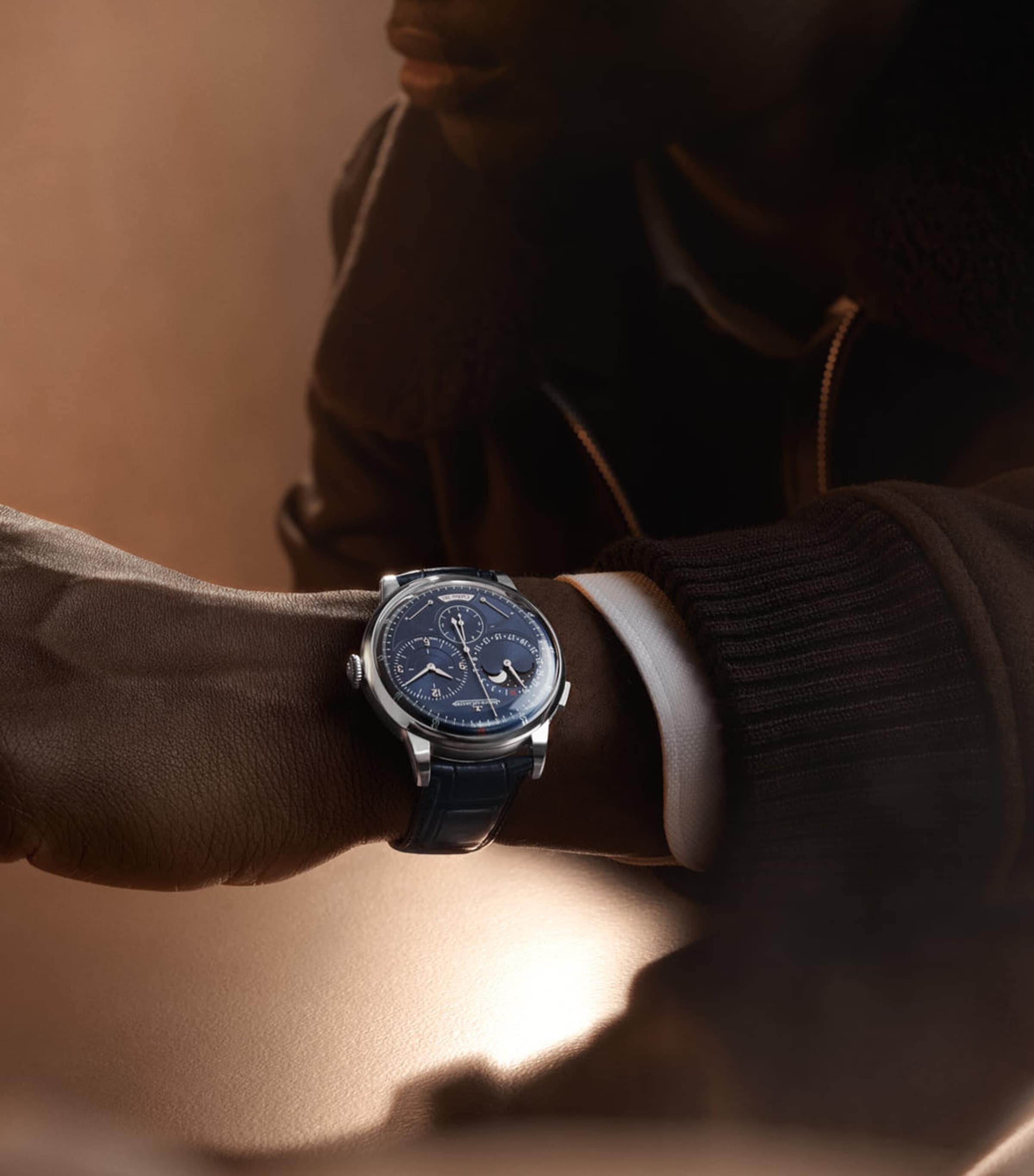 Stainless Steel Duometre Quantieme Lunaire Watch 42.5mm STAINLESS STEEL Image 6