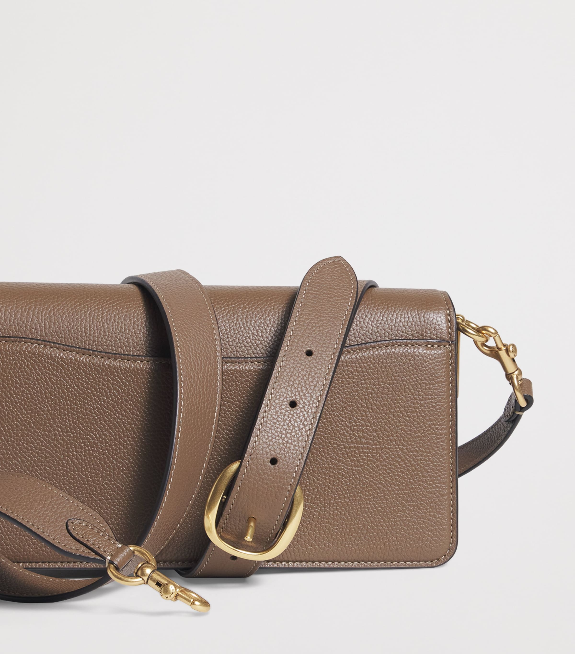 Coach Brown Leather Tabby 26 Shoulder Bag | Harrods US