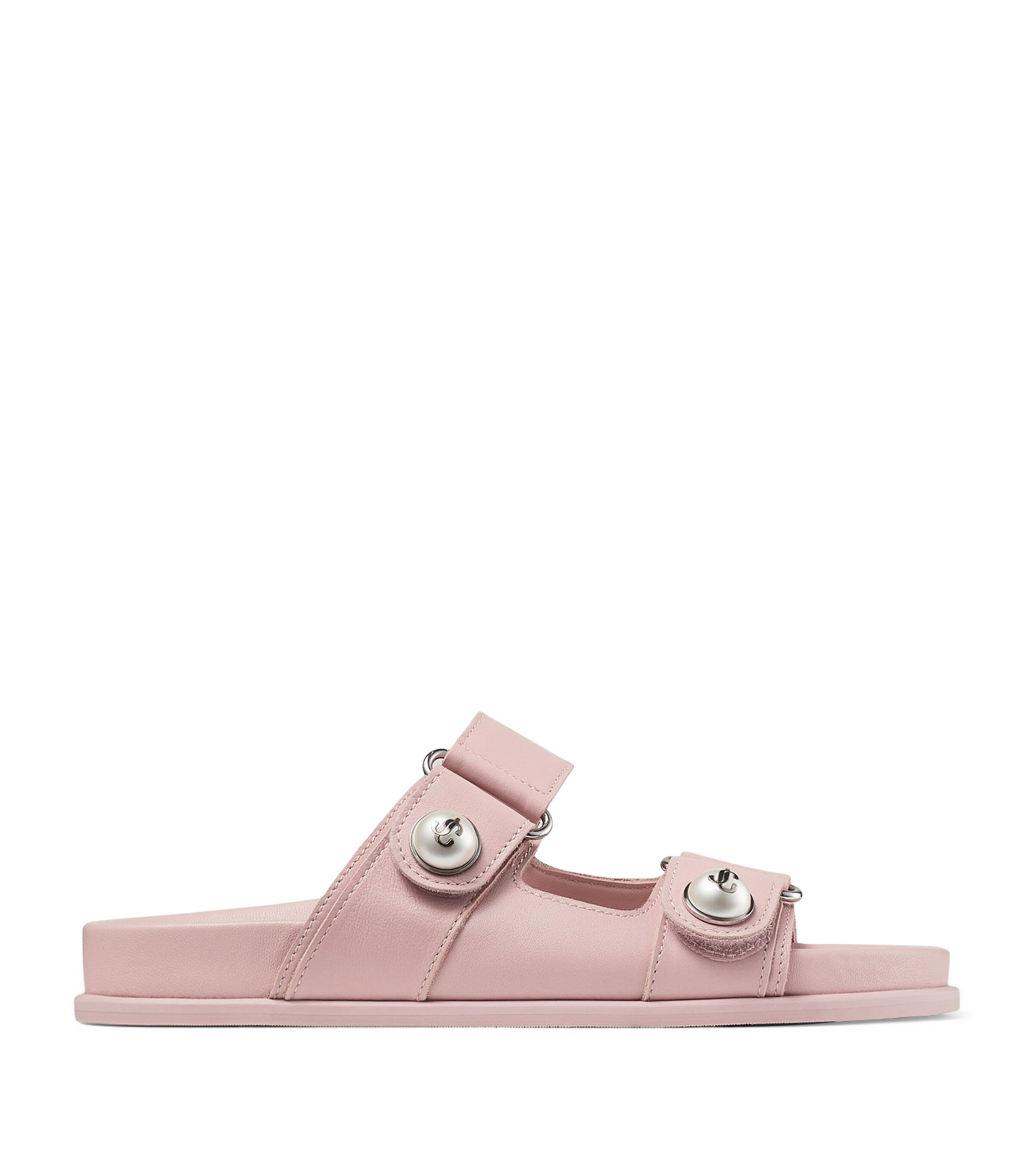JIMMY CHOO FAYENCE LEATHER SANDALS
