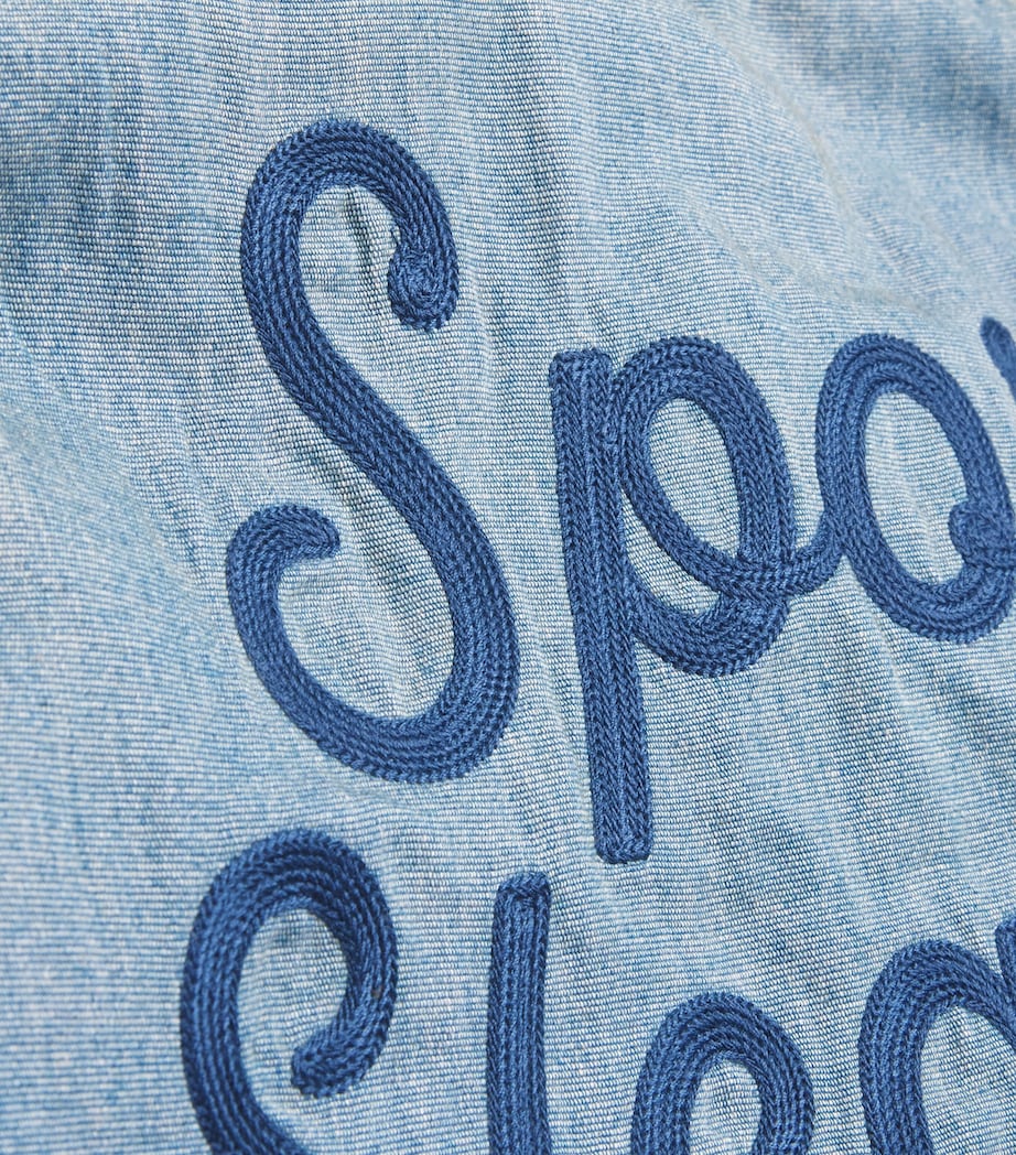 Denim Distressed Bartz Shirt INDIGO Image 5