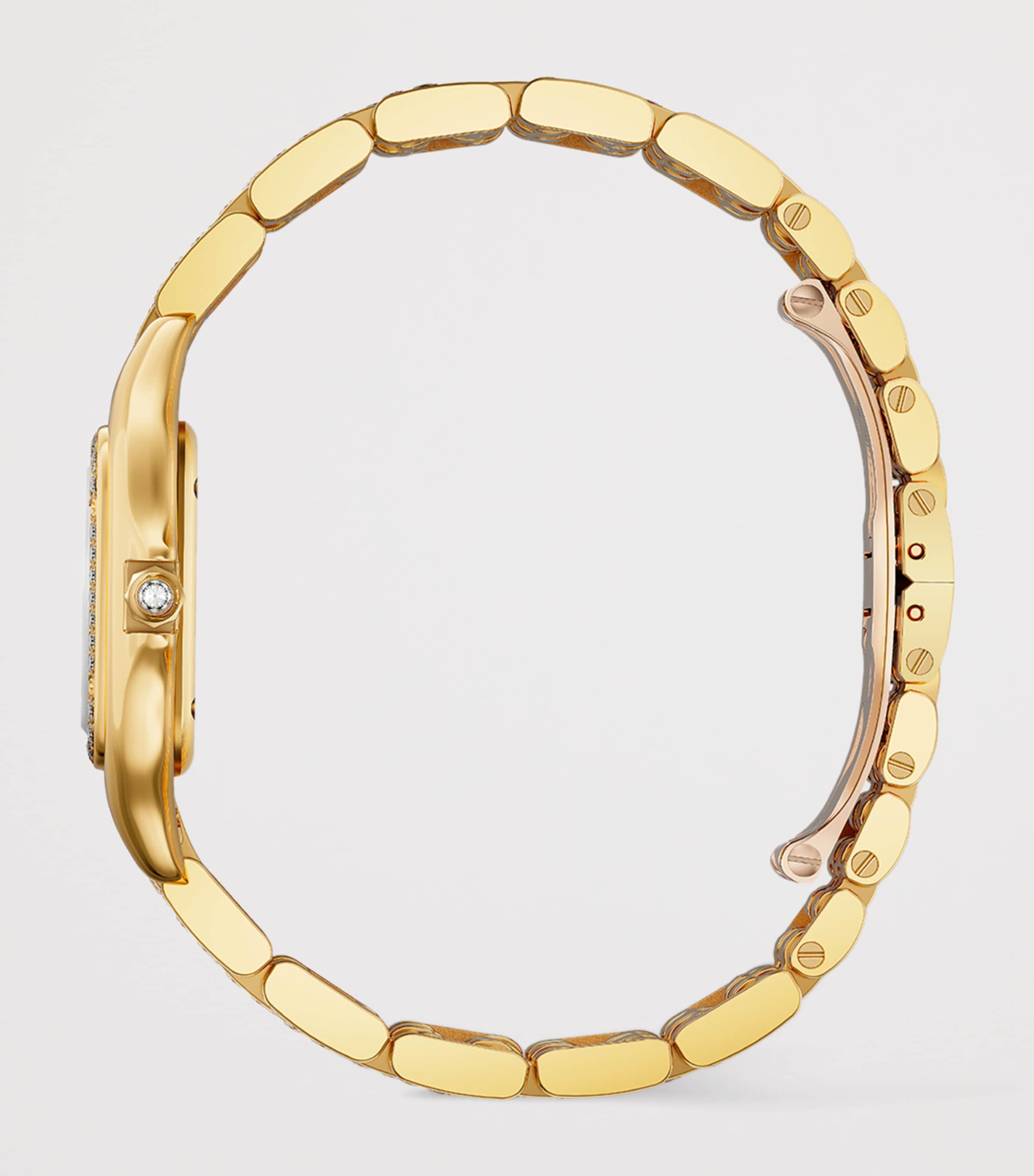 Yellow Gold and Diamond Panthère de Cartier Watch 26.7mm SILVER Image 4