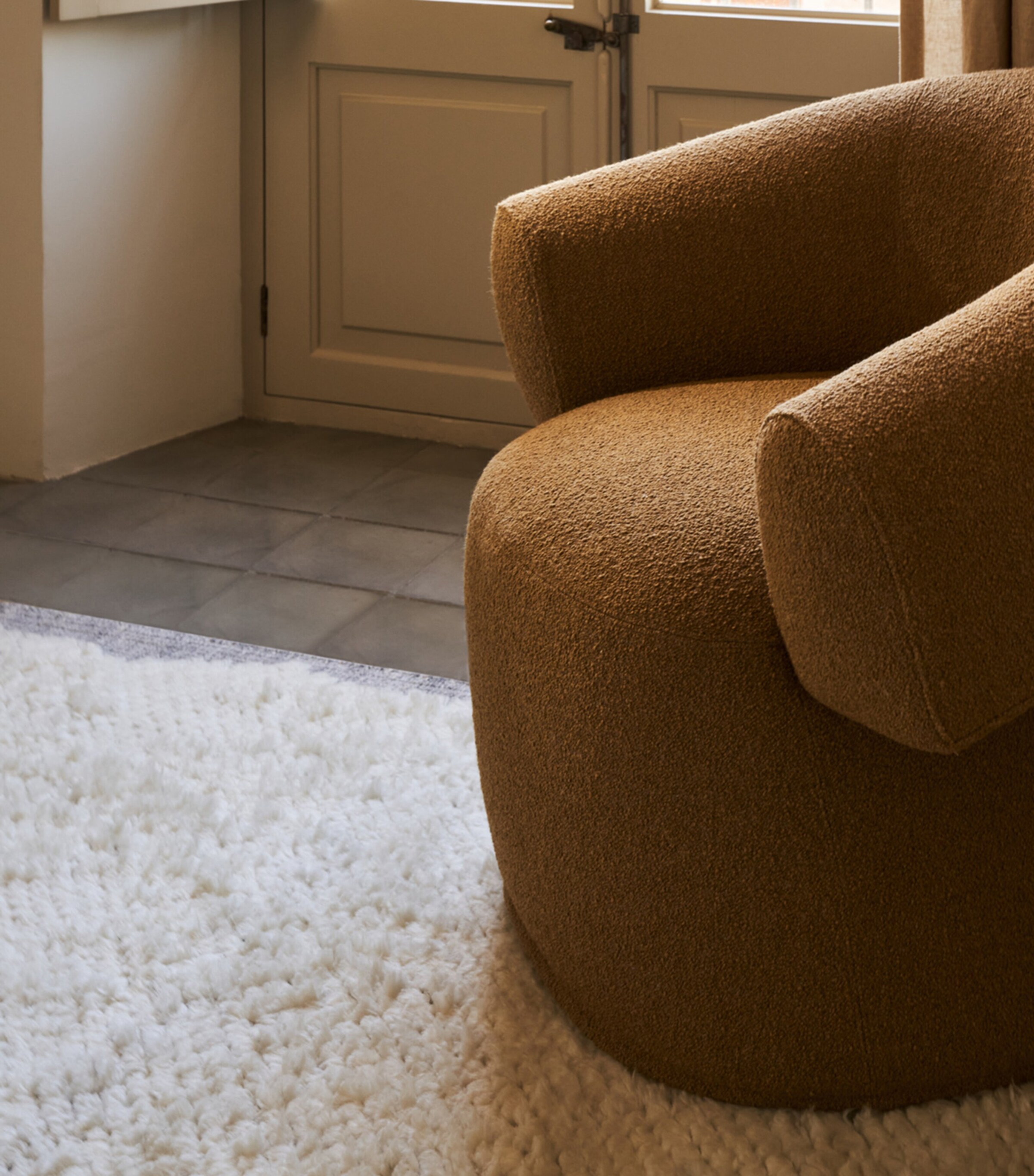 Wool Wanderer Rug (2.74m x 1.83m) NEUTRAL Image 2