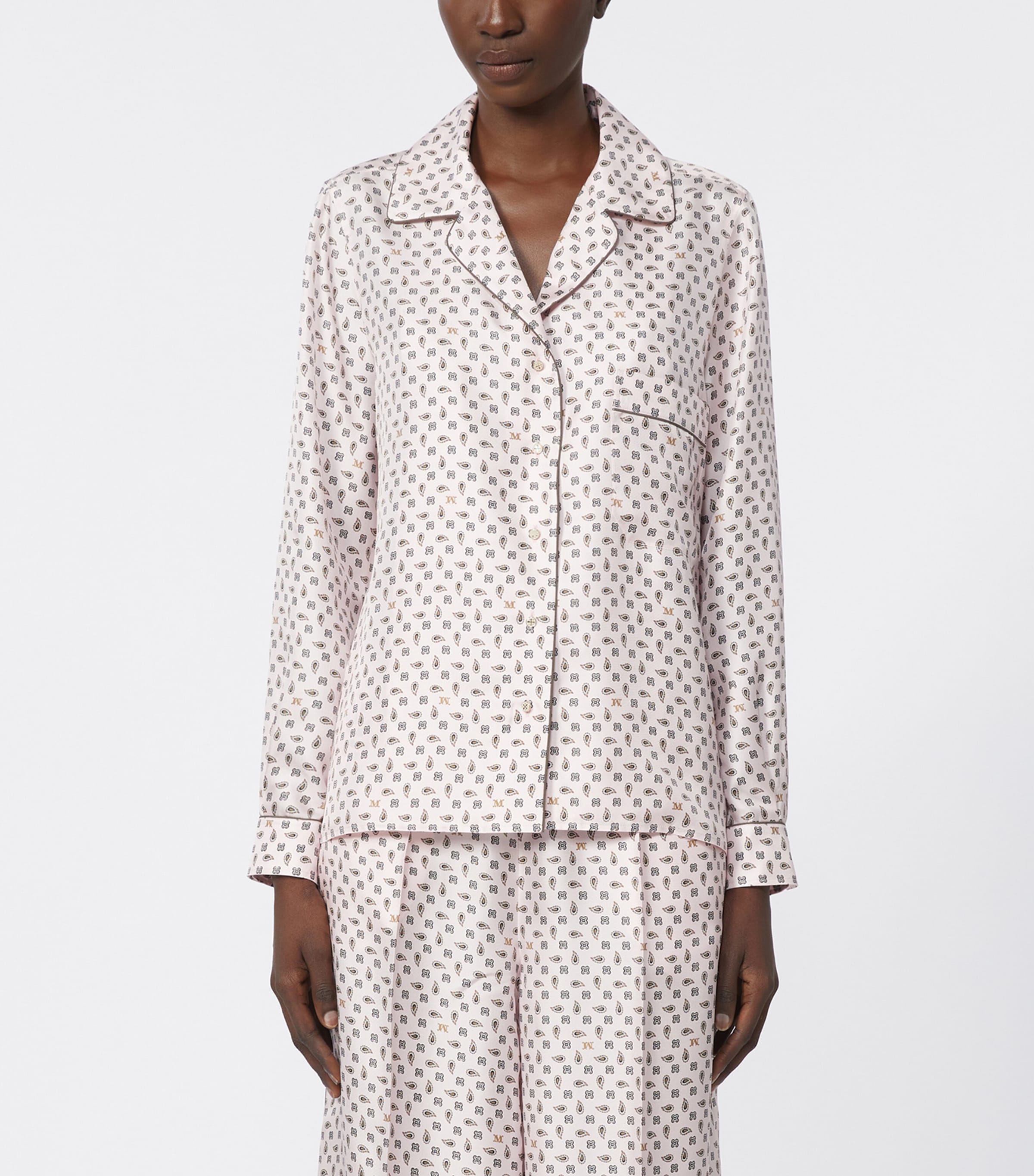 Silk Printed Shirt PINK Image 3