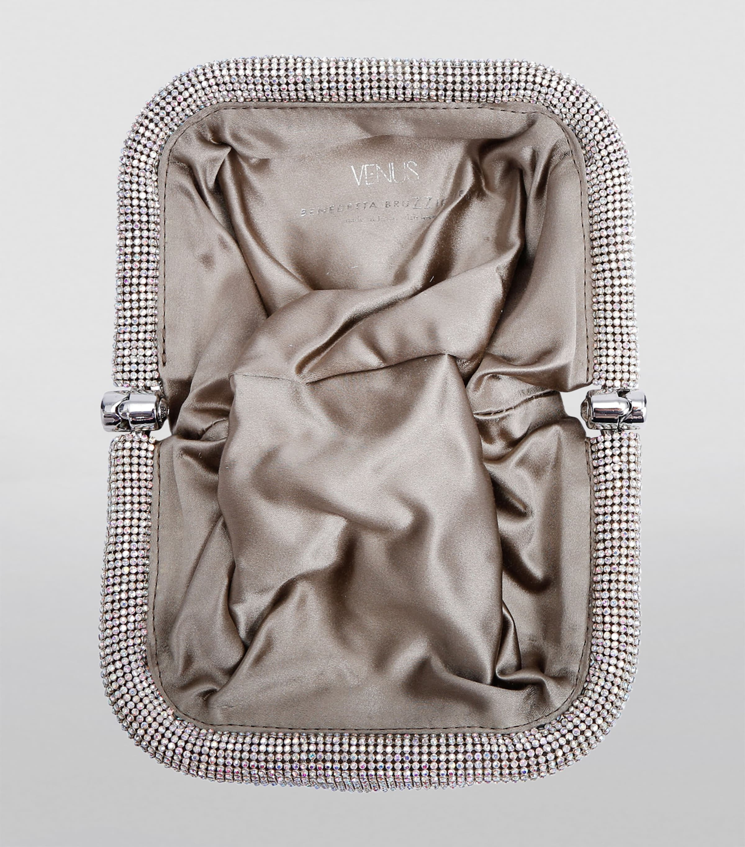Benedetta Bruzziches Embellished Venus La Petite Clutch Bag Silver Com Image 2